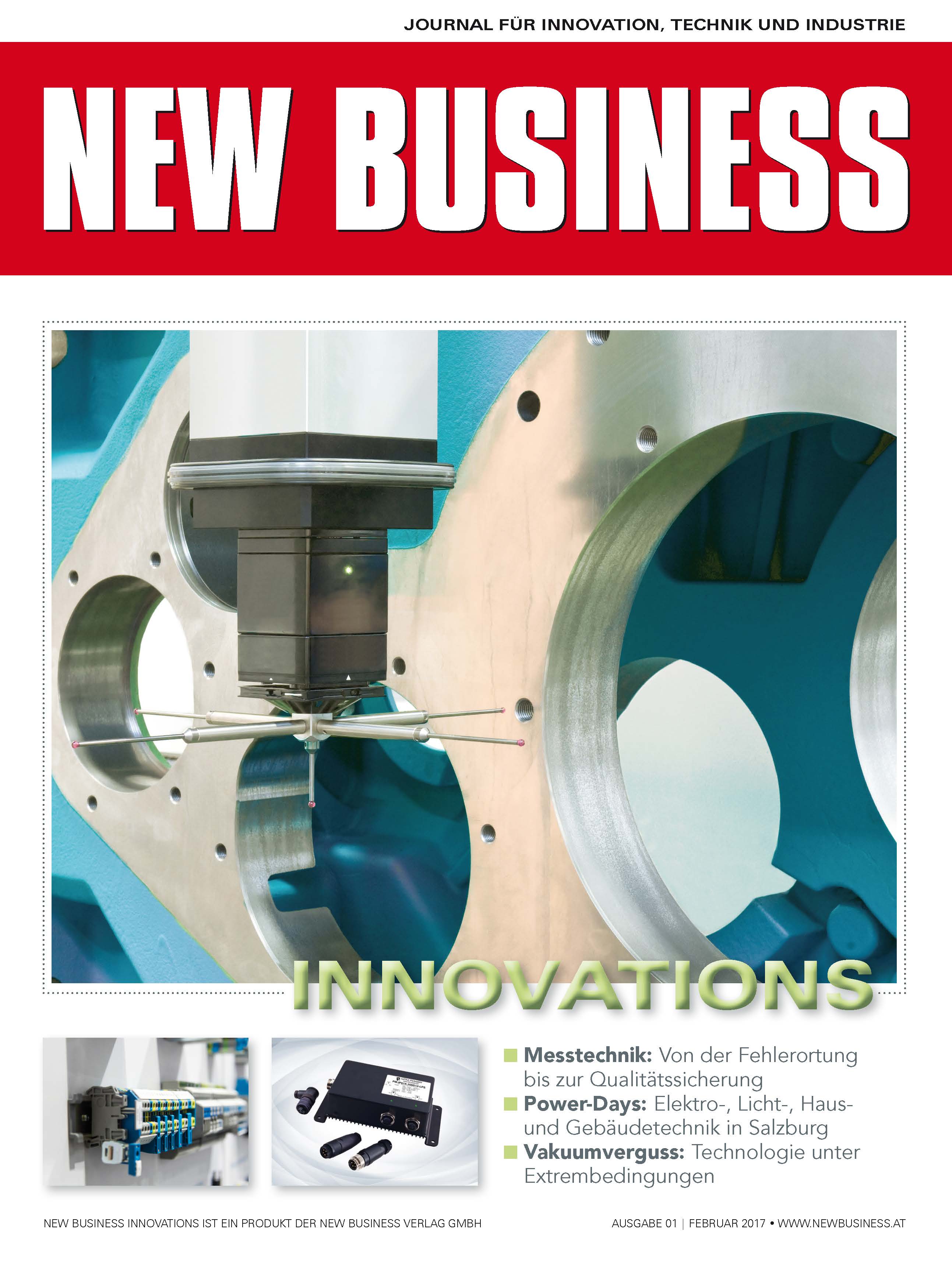 Cover: NEW BUSINESS Innovations - NR. 01, FEBRUAR 2017