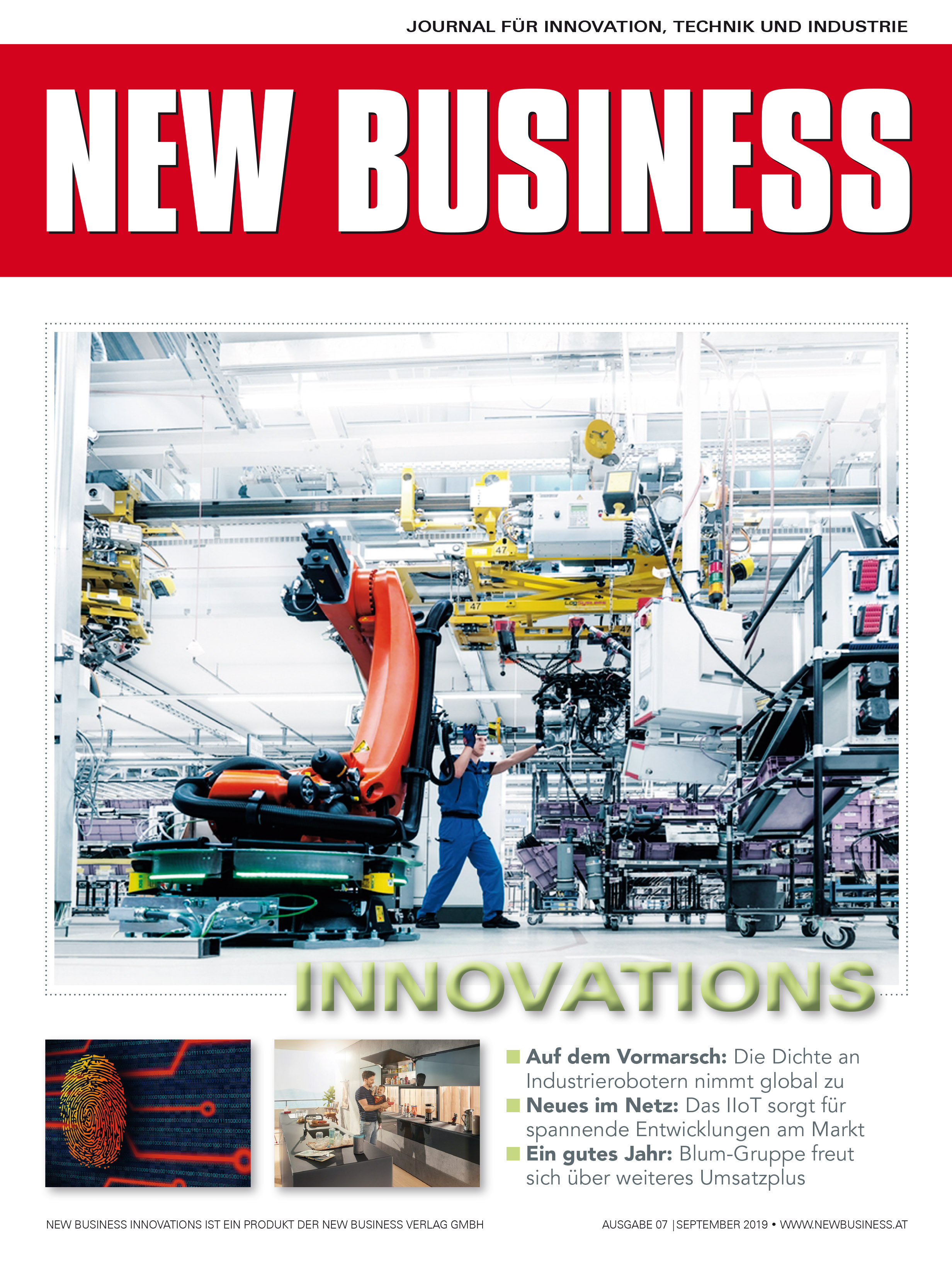 Cover: NEW BUSINESS Innovations - NR. 07, SEPTEMBER 2019