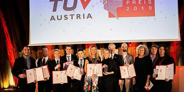 Bild: TÜV AUSTRIA Wissenschaftspreis 2019: Siegerprojekte aus Wien und Niederösterreich