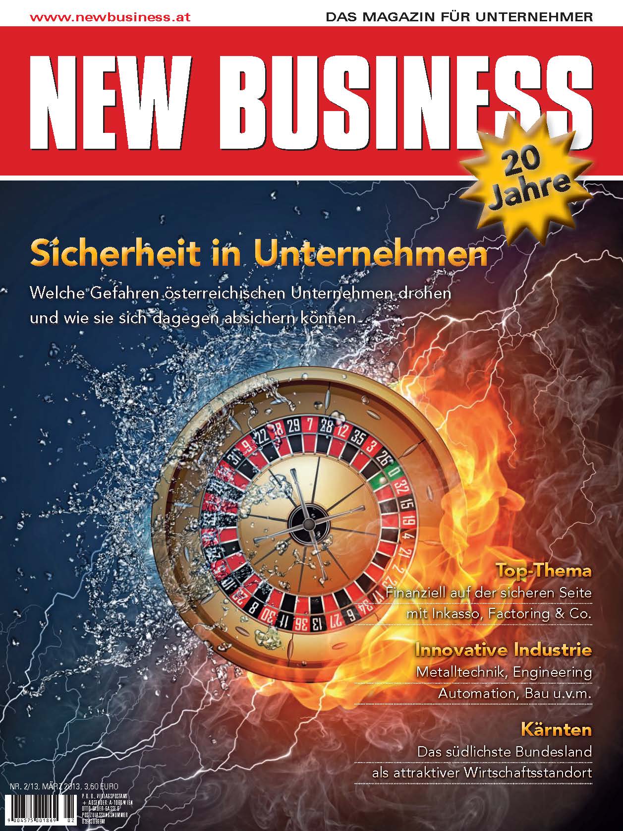 Cover: NEW BUSINESS - NR. 2, MÄRZ 2013
