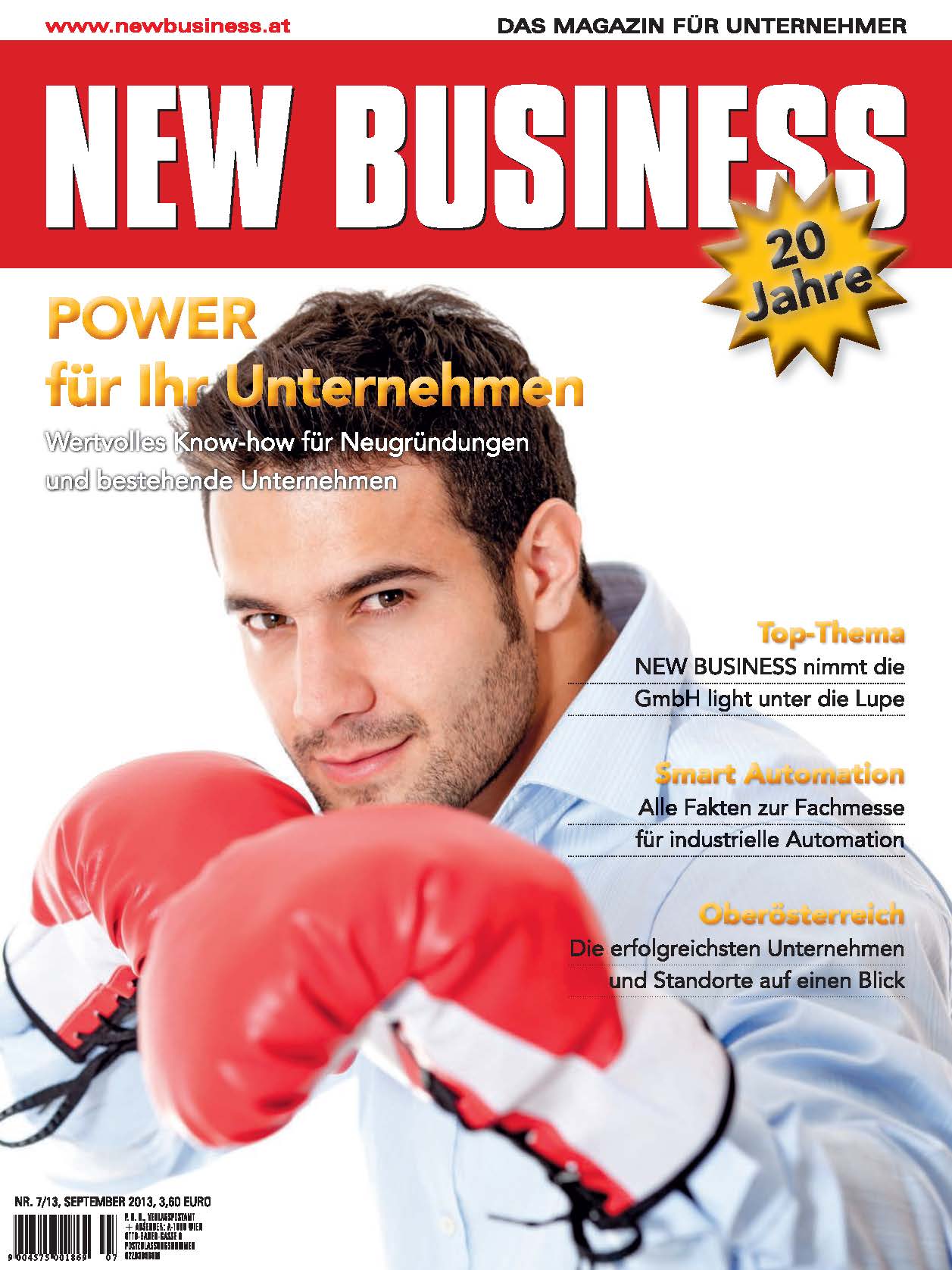 Cover: NEW BUSINESS - NR. 7, SEPTEMBER 2013