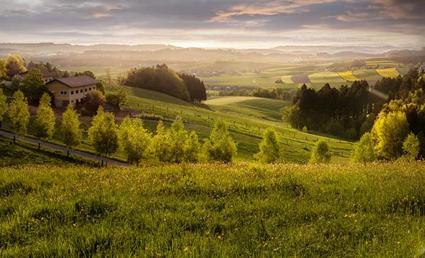 Bild: Vom Bauernland zum pulsierenden Industriestandort und zur wirtschaftlichen Boomregion. Die Bezirke Braunau, Ried und Schärding kennen ihre Wurzeln und brausen in die Zukunft. 