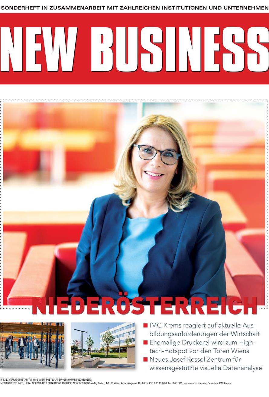 Cover: NEW BUSINESS Bundeslandspecial - NIEDERÖSTERREICH 2024