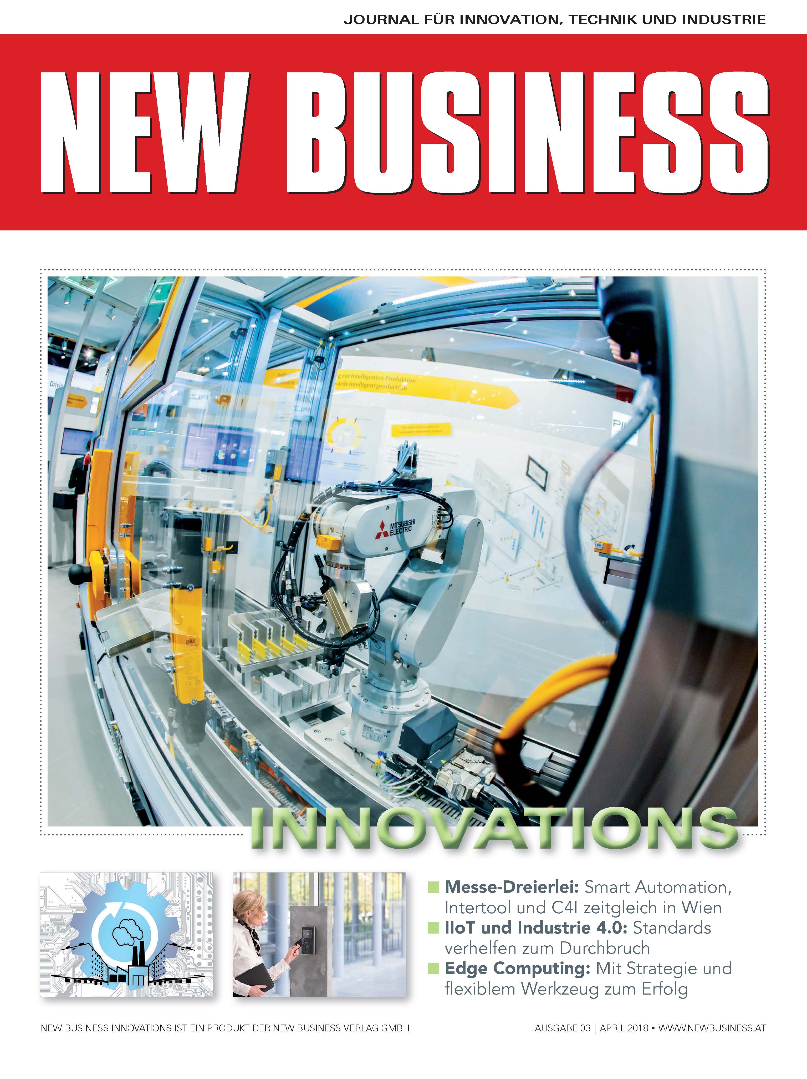 Cover: NEW BUSINESS Innovations - NR. 03, APRIL 2018