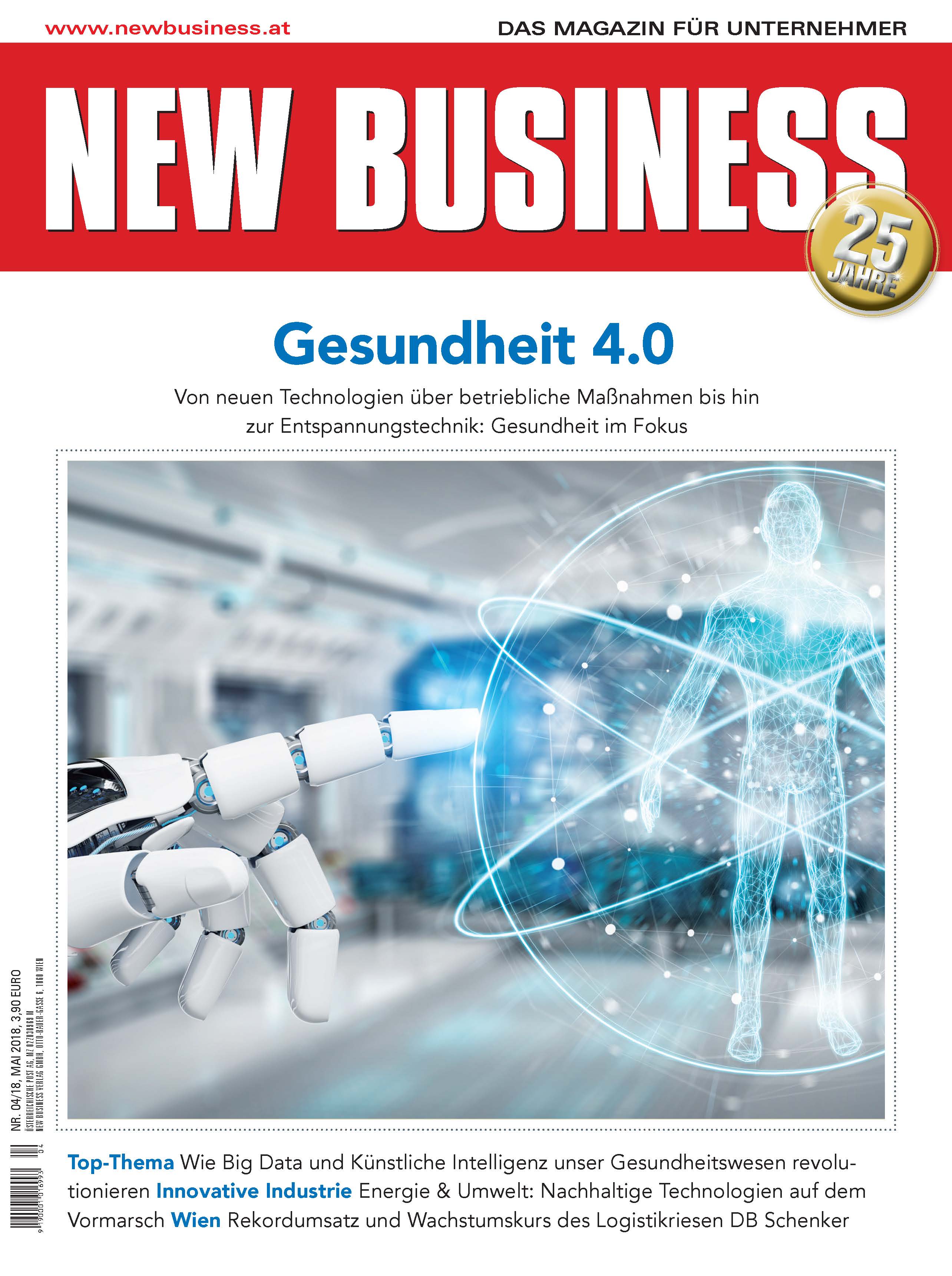 Cover: NEW BUSINESS - NR. 4, MAI 2018