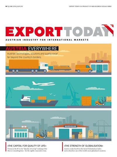 Cover: EXPORT TODAY print - EXPORT TODAY No. 1/2016