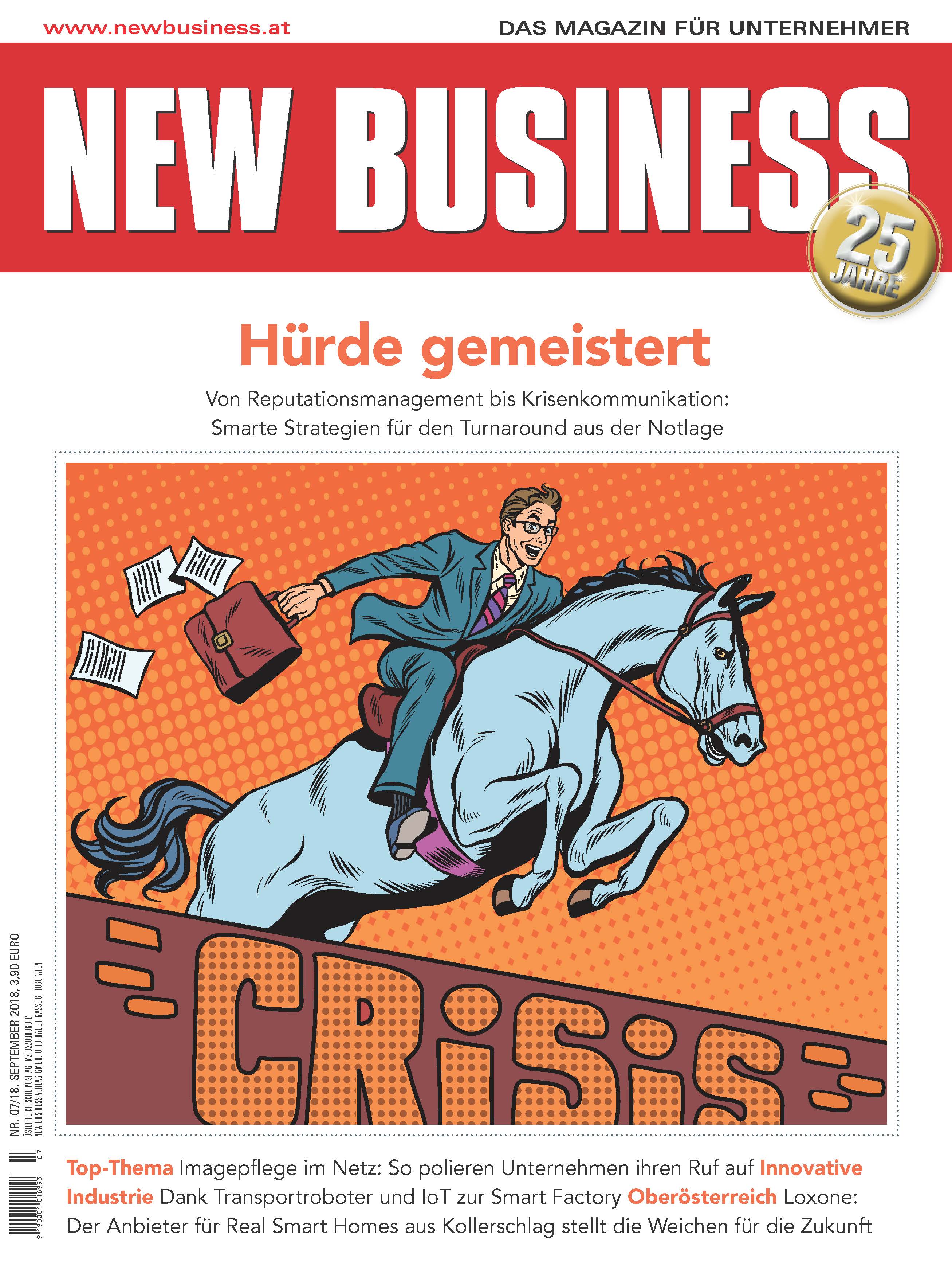 Cover: NEW BUSINESS - NR. 7, SEPTEMBER 2018