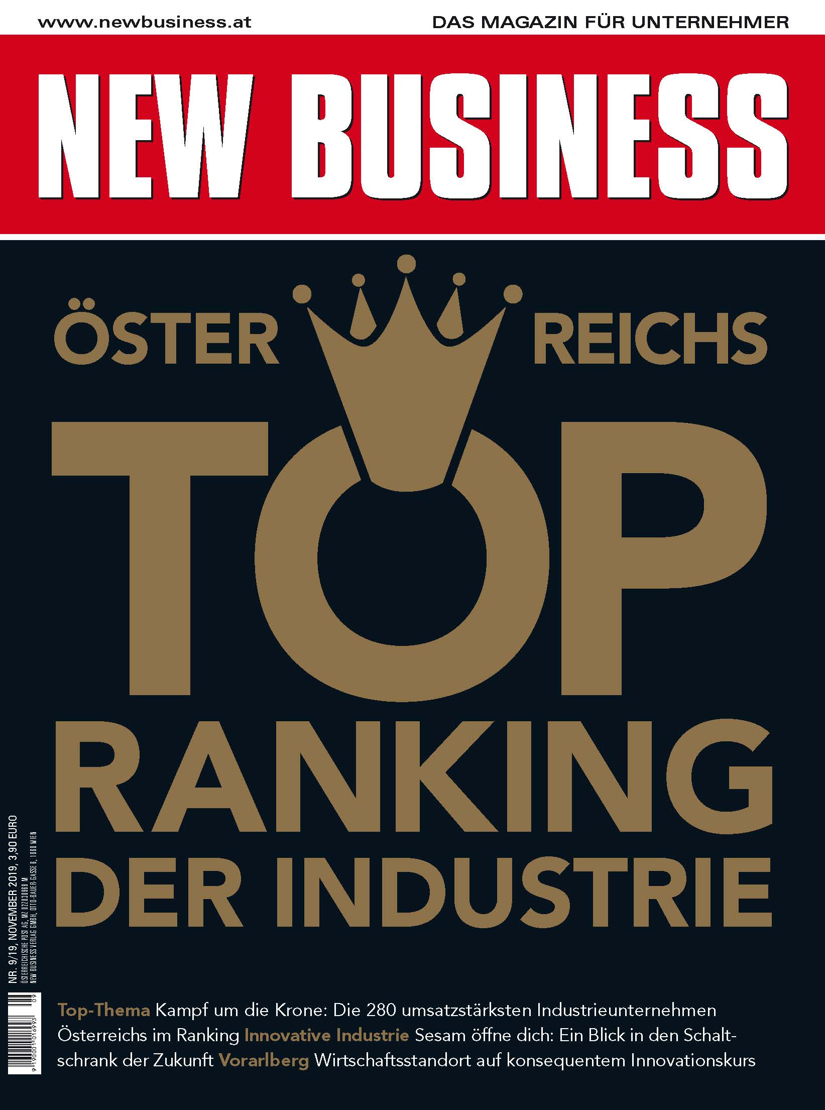 Cover: NEW BUSINESS - NR. 9, NOVEMBER 2019