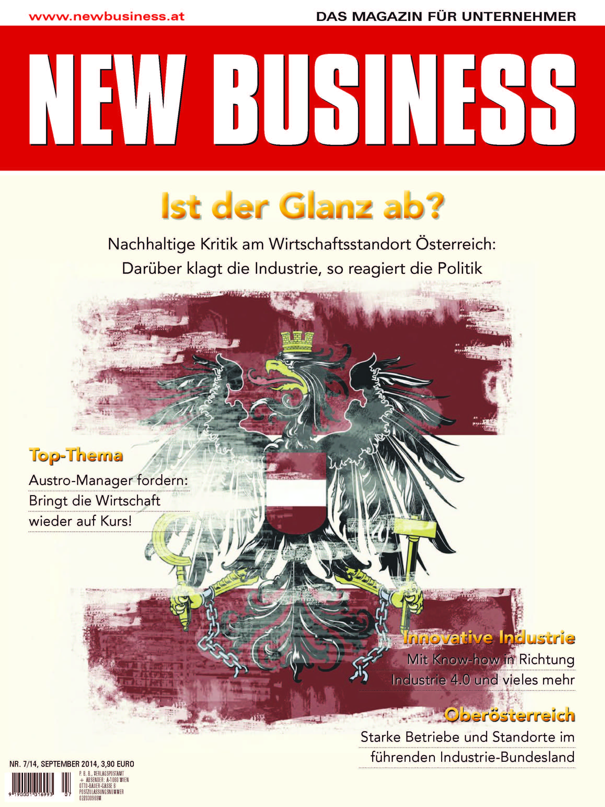 Cover: NEW BUSINESS - NR. 7, SEPTEMBER 2014