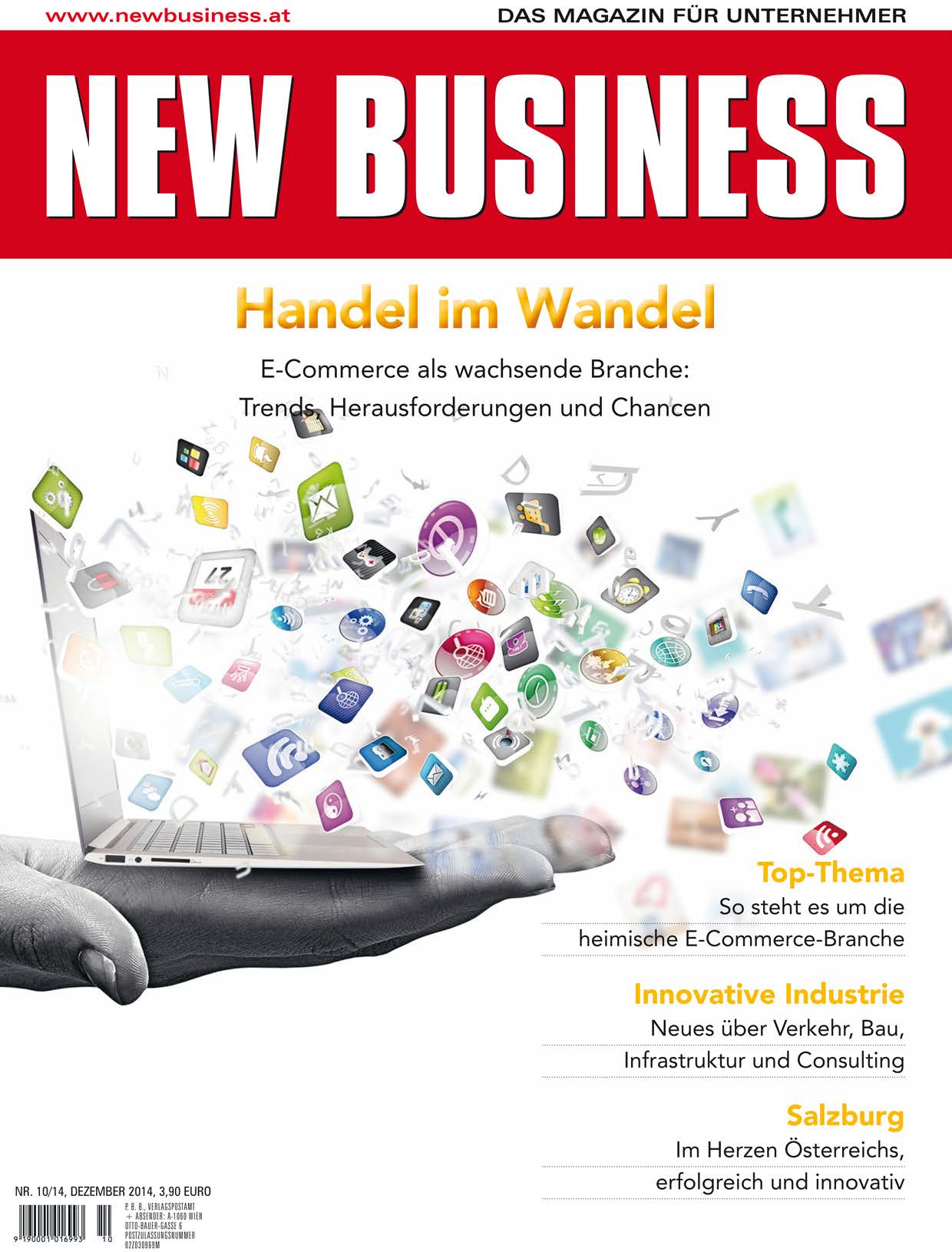 Cover: NEW BUSINESS - NR. 10, DEZEMBER 2014