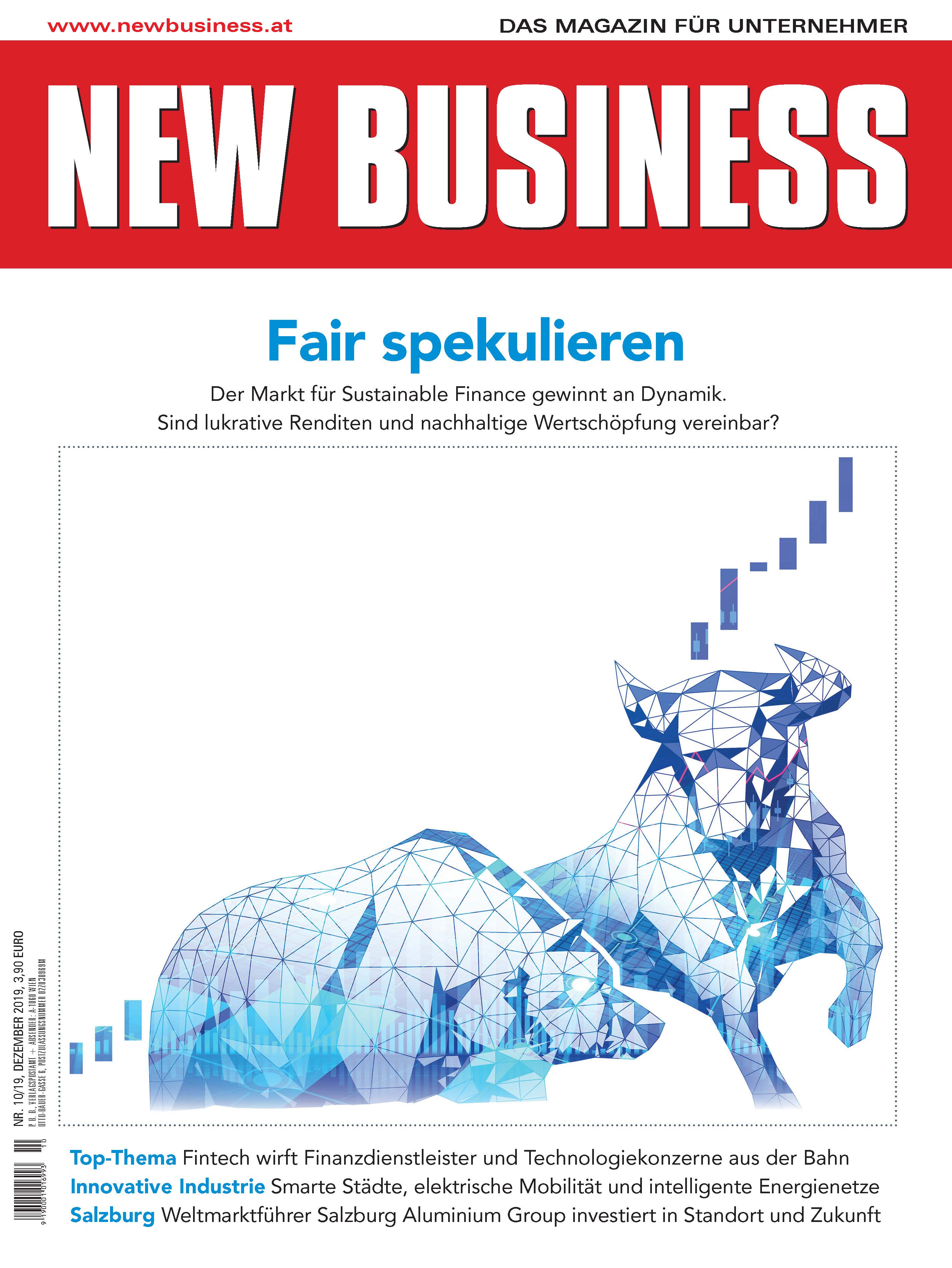 Cover: NEW BUSINESS - NR. 10, DEZEMBER 2019