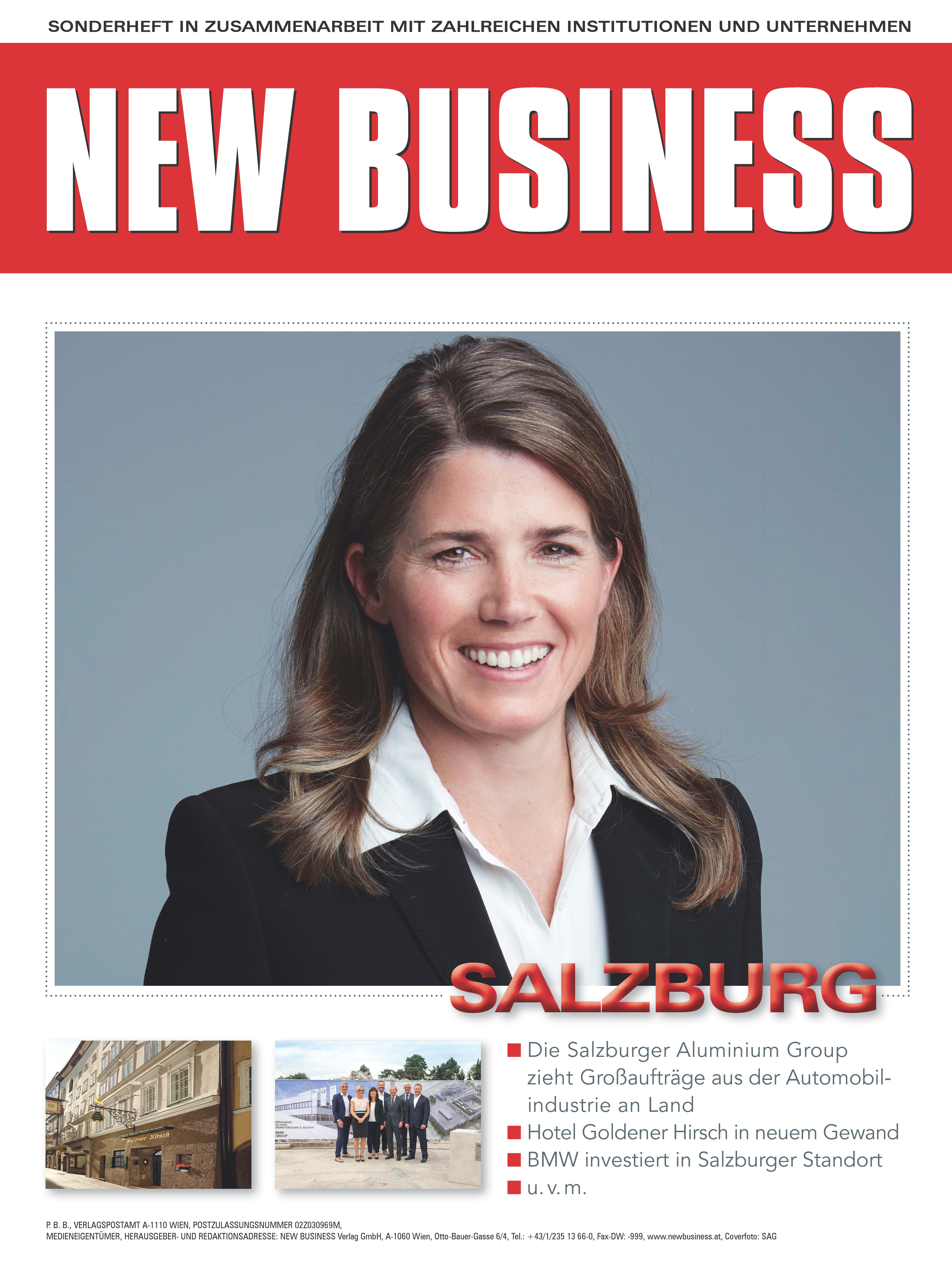 Cover: NEW BUSINESS Bundeslandspecial - SALZBURG 2019