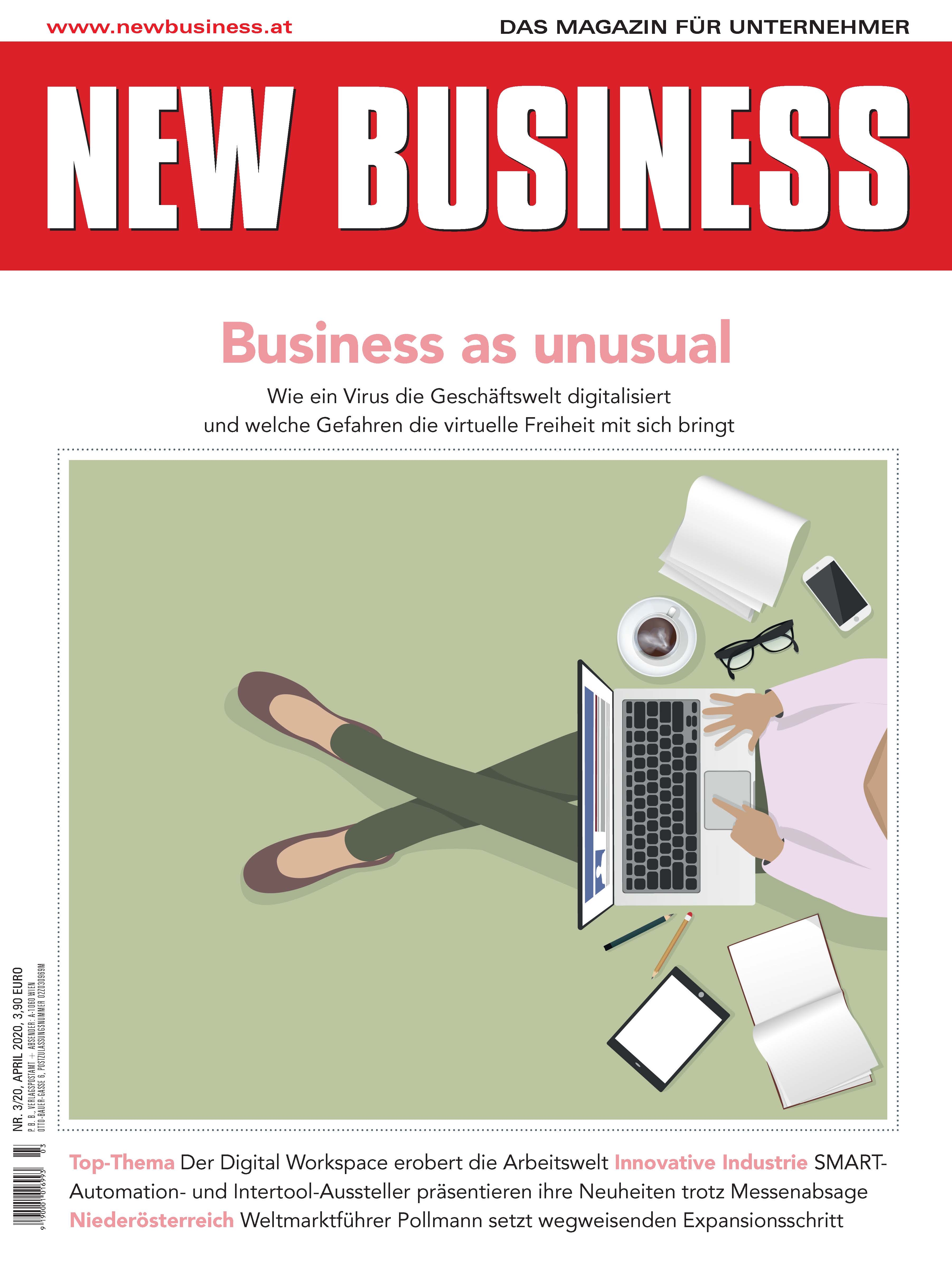 Cover: NEW BUSINESS - NR. 3, APRIL 2020