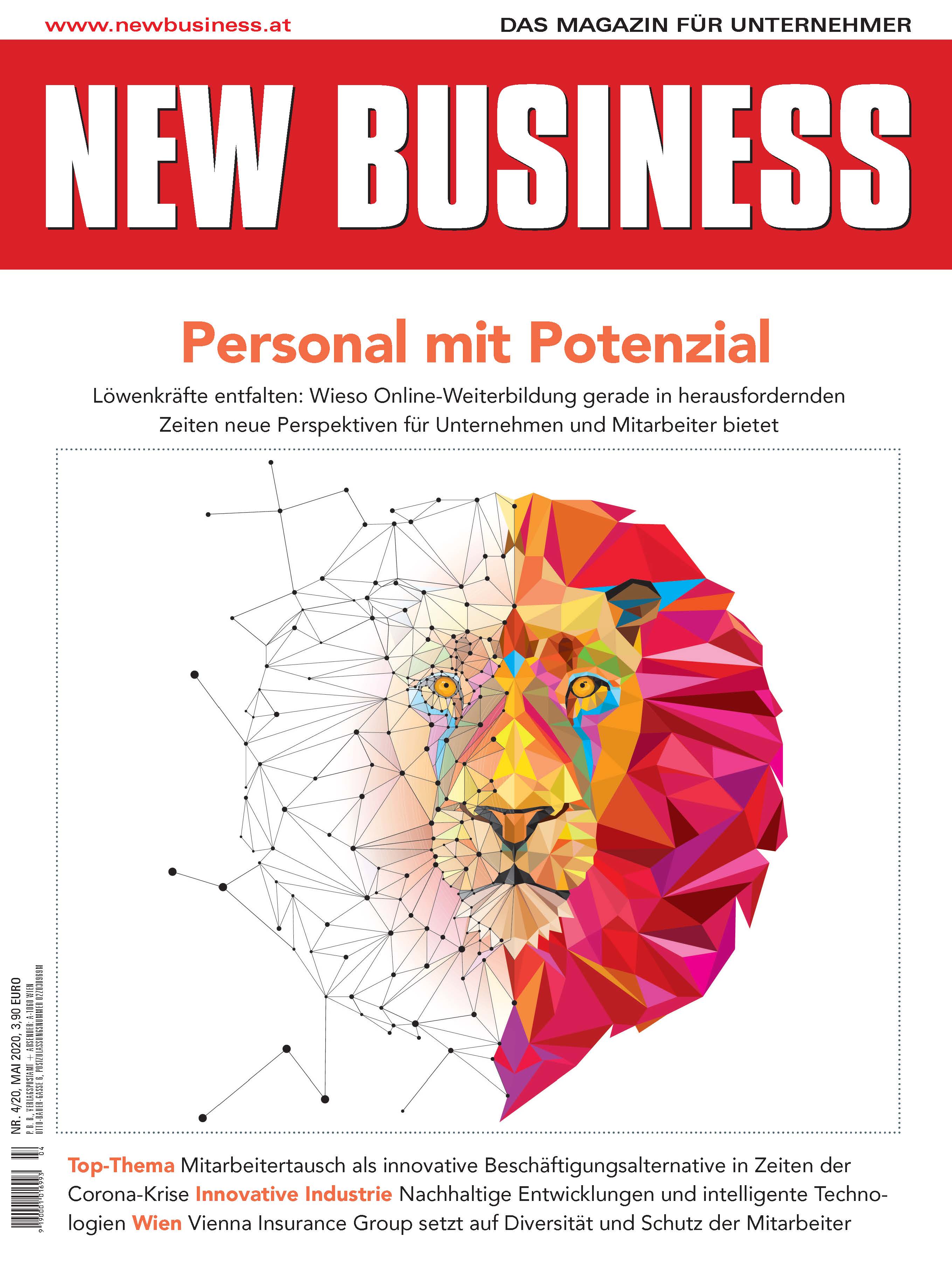Cover: NEW BUSINESS - NR. 4, MAI 2020