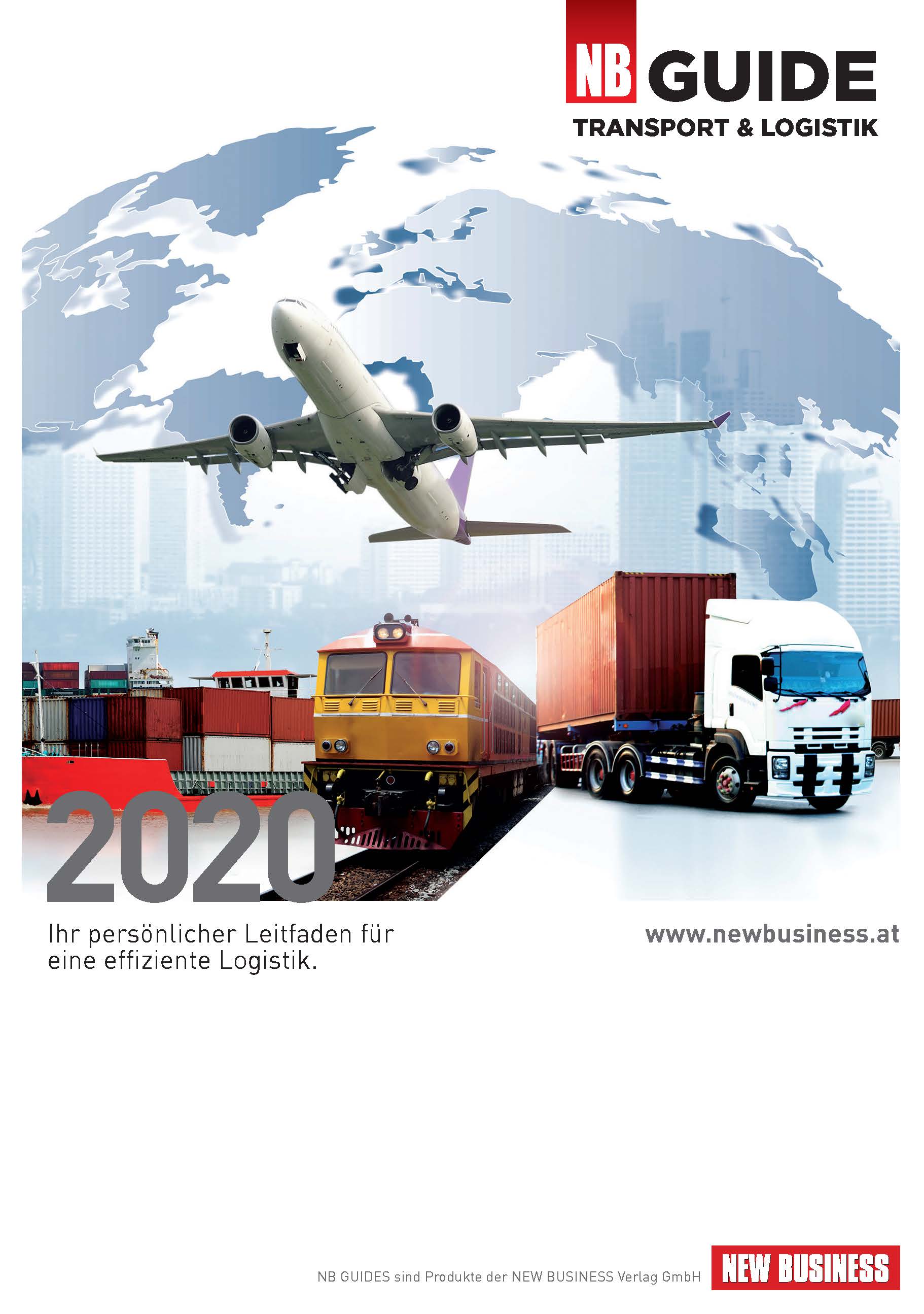 Cover: NEW BUSINESS Guides - TRANSPORT- & LOGISTIK GUIDE 2020