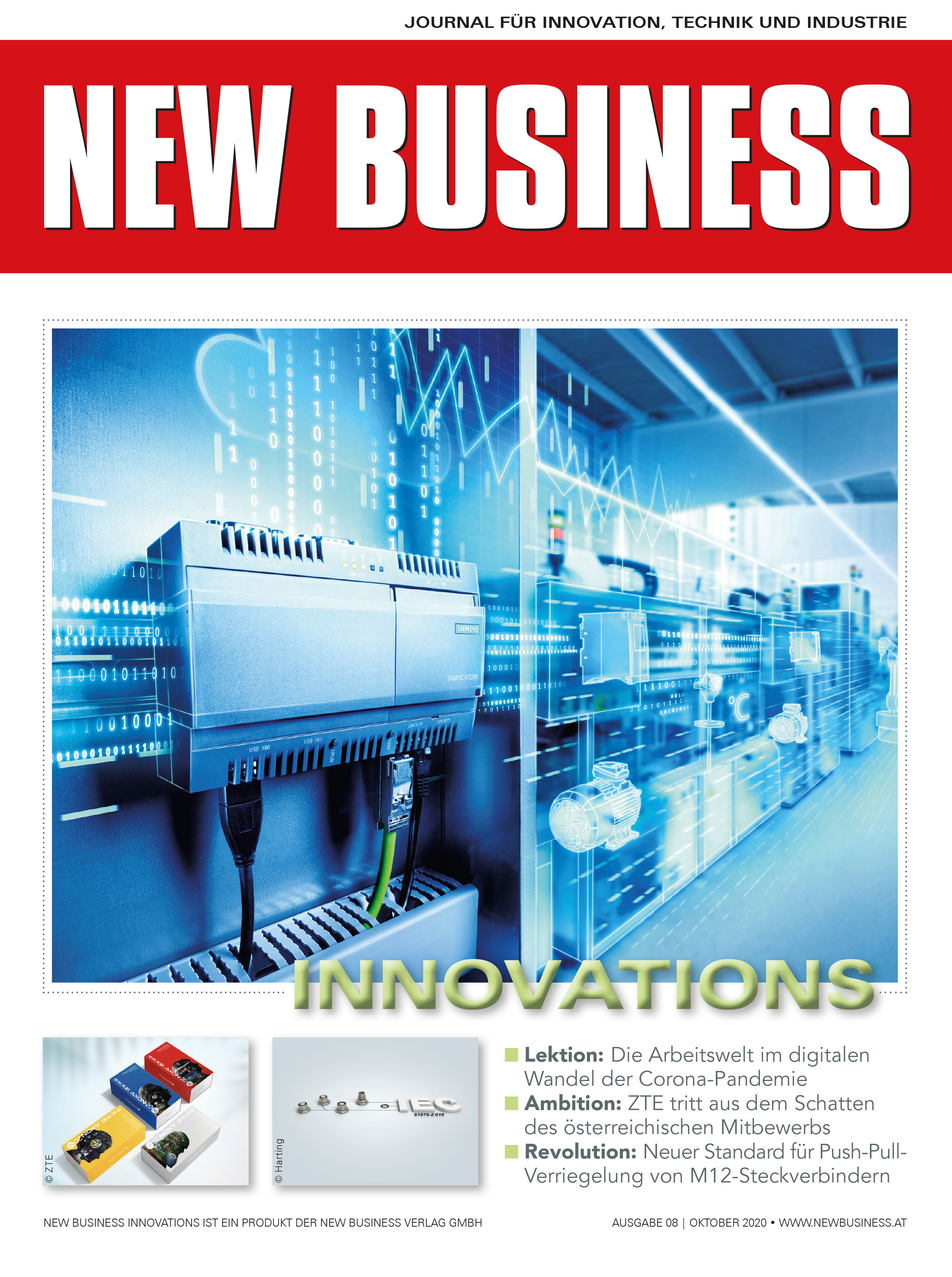 Cover: NEW BUSINESS Innovations - NR. 08, OKTOBER 2020
