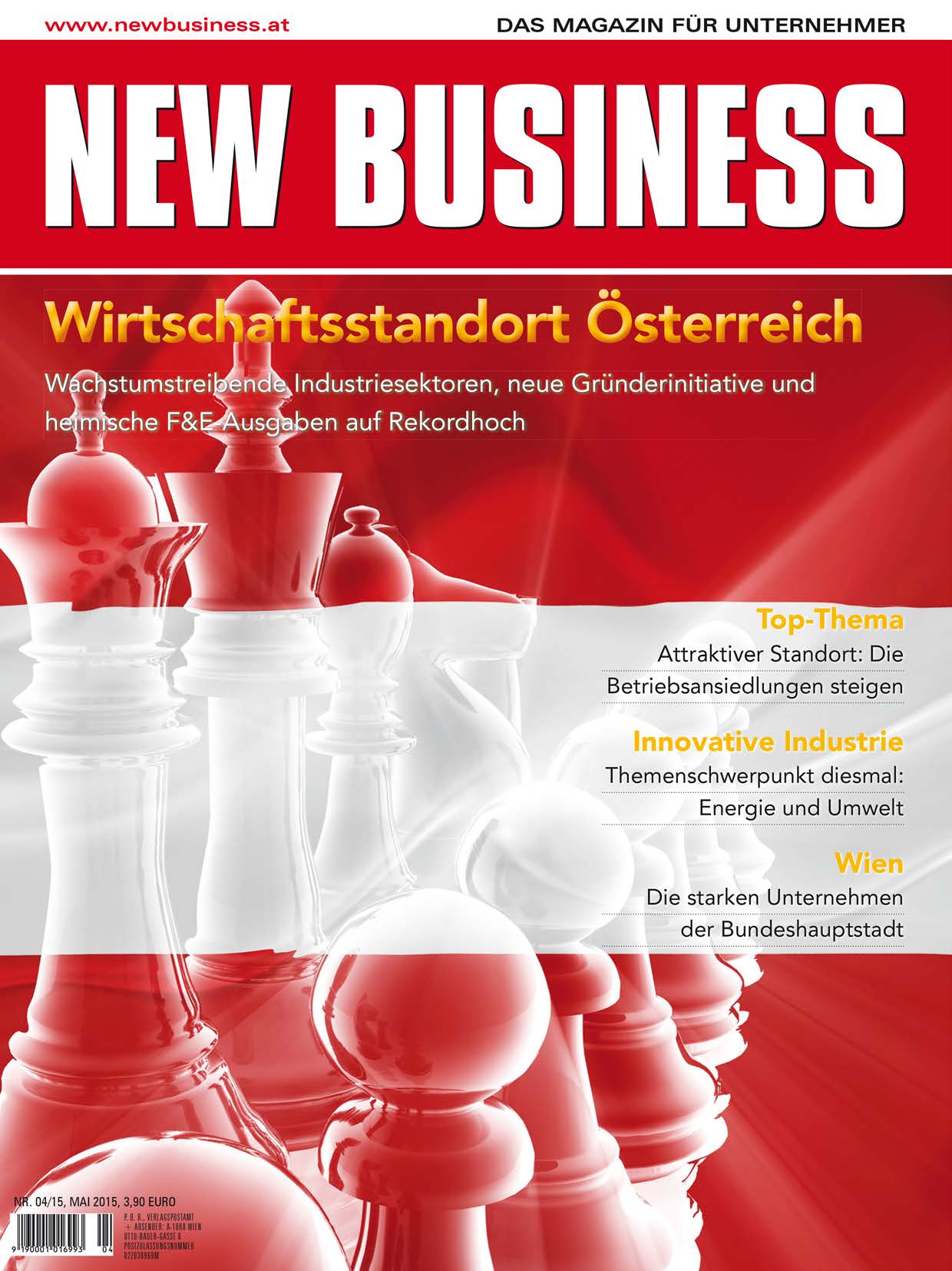 Cover: NEW BUSINESS - NR. 4, MAI 2015