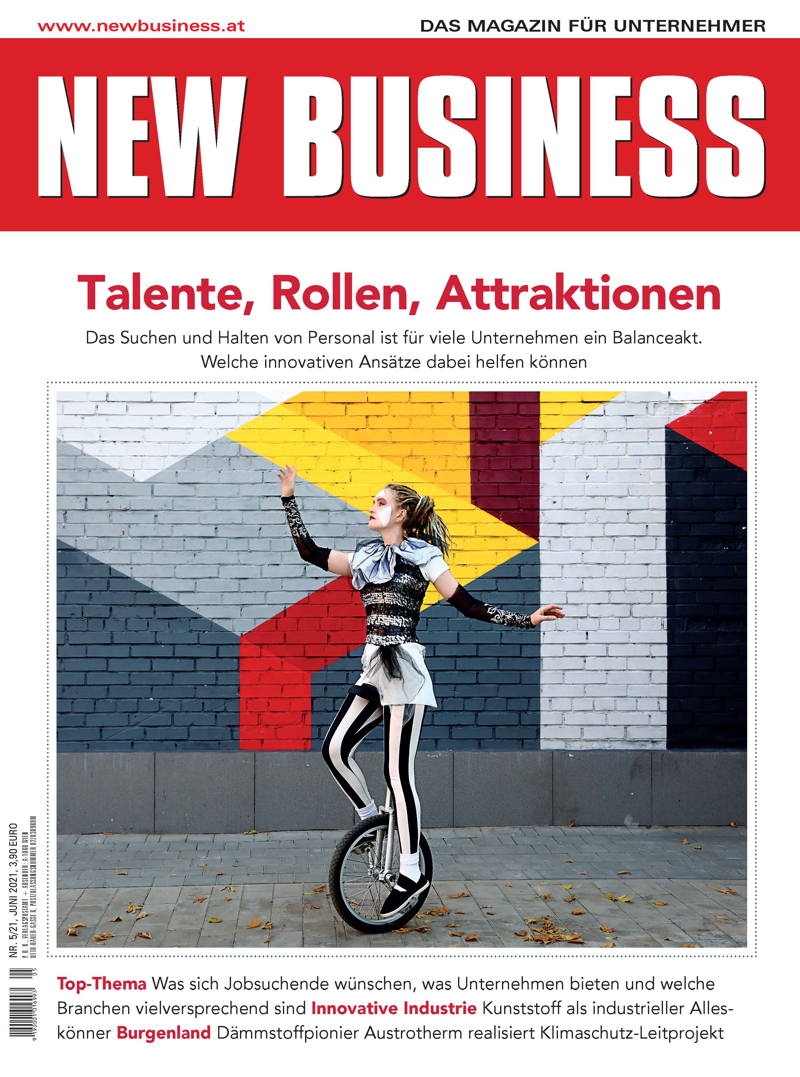 Cover: NEW BUSINESS - NR. 5, JUNI 2021