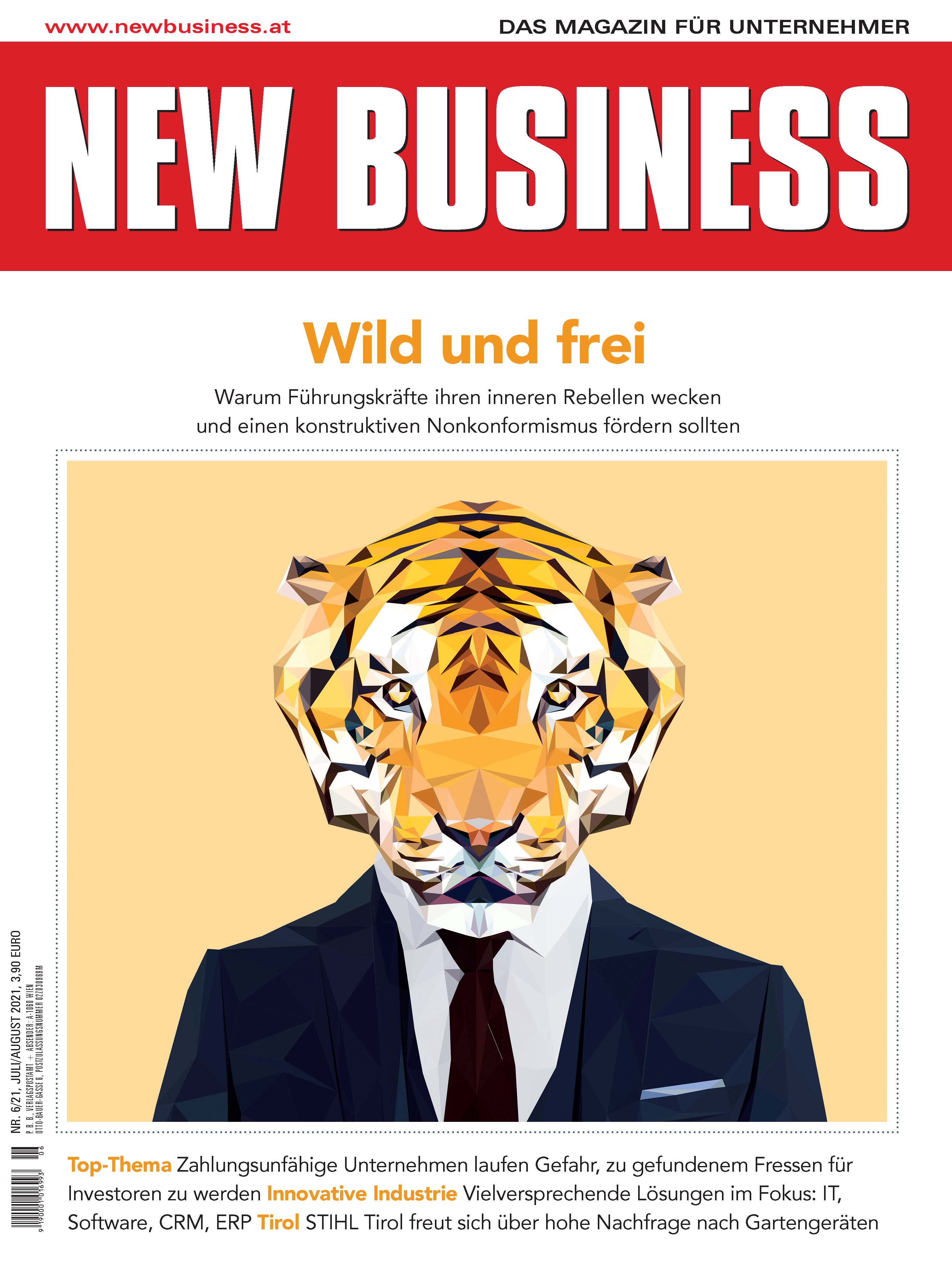 Cover: NEW BUSINESS - NR. 6, JULI/AUGUST 2021
