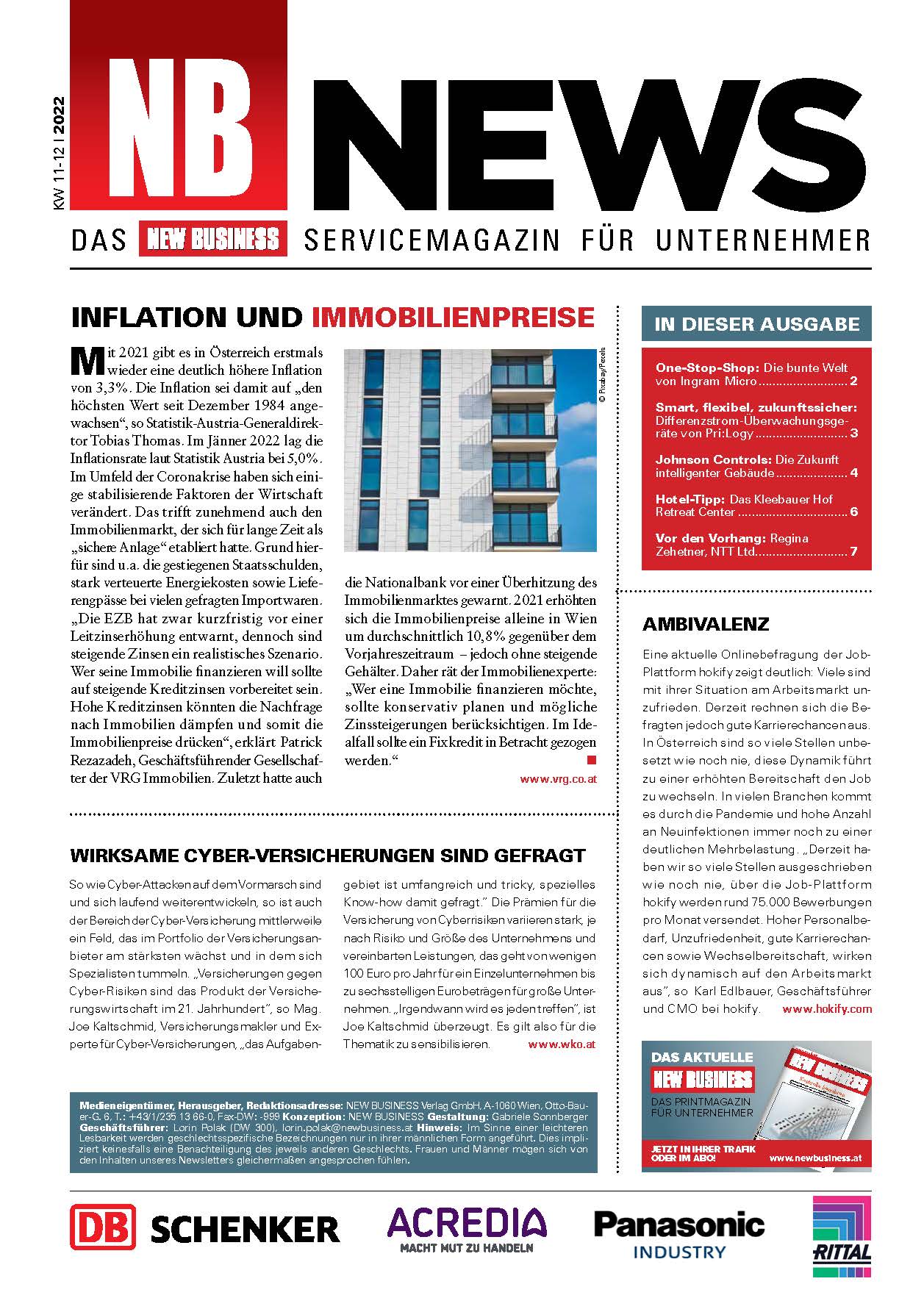 Cover: NEW BUSINESS News - 11-12/2022