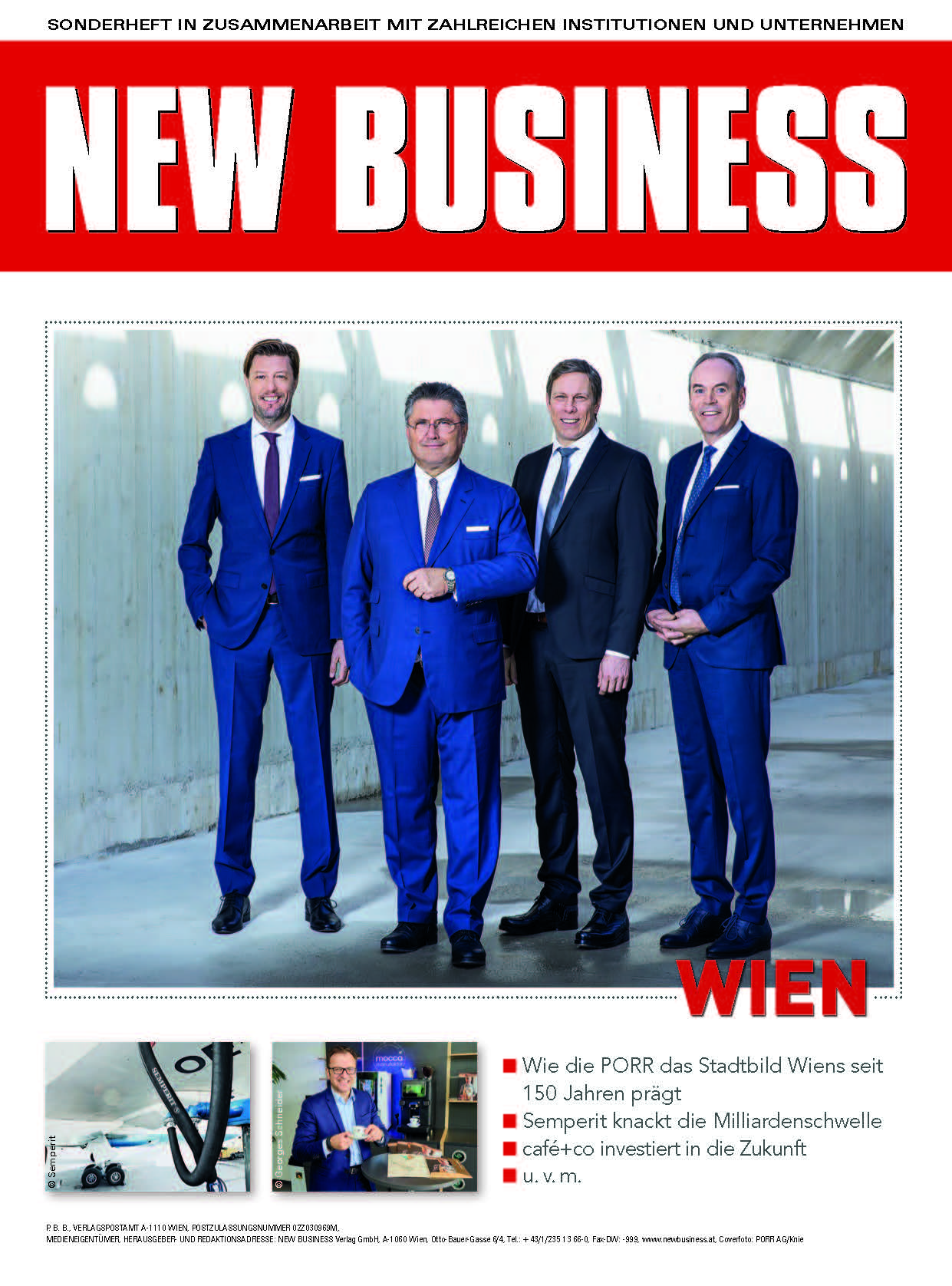 Cover: NEW BUSINESS Bundeslandspecial - WIEN 2022