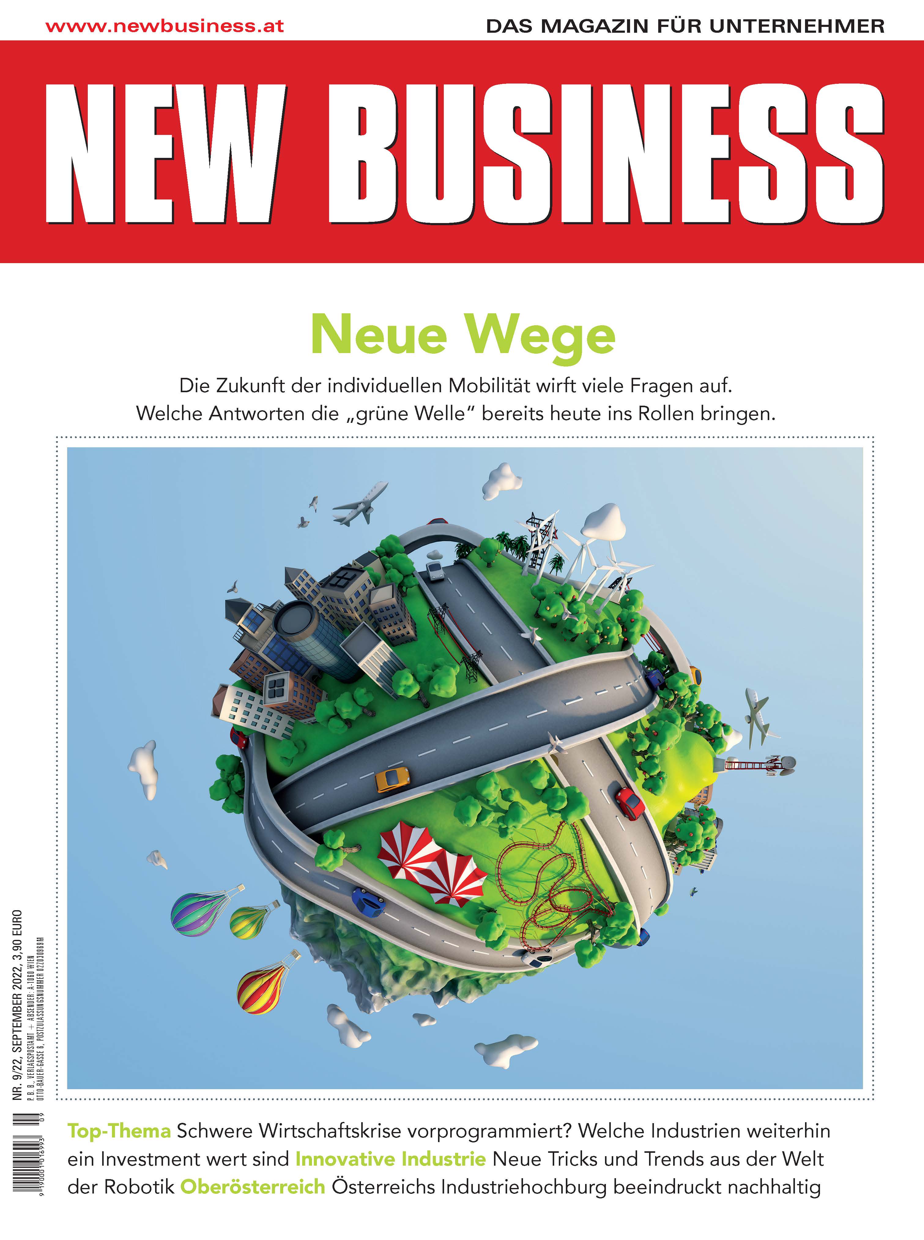 Cover: NEW BUSINESS - NR. 9, SEPTEMBER 2022