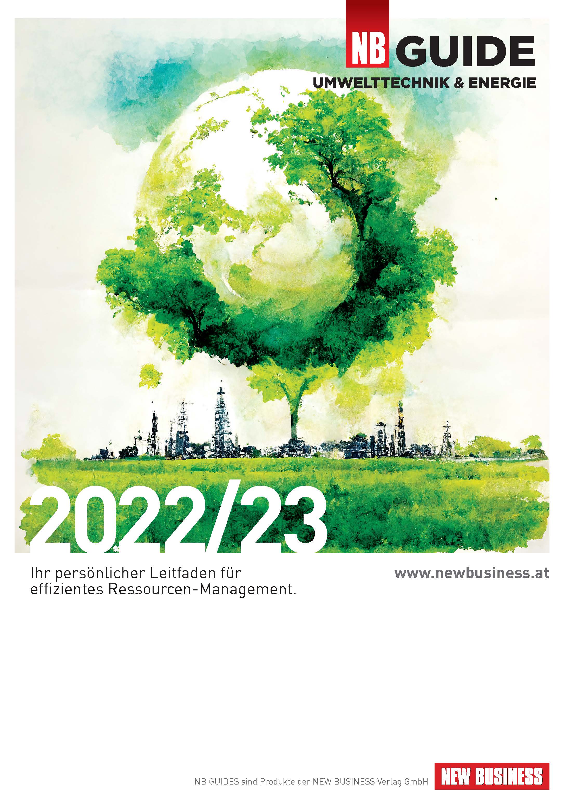 Cover: NEW BUSINESS Guides - UMWELTTECHNIK- & ENERGIE-GUIDE 2022/23