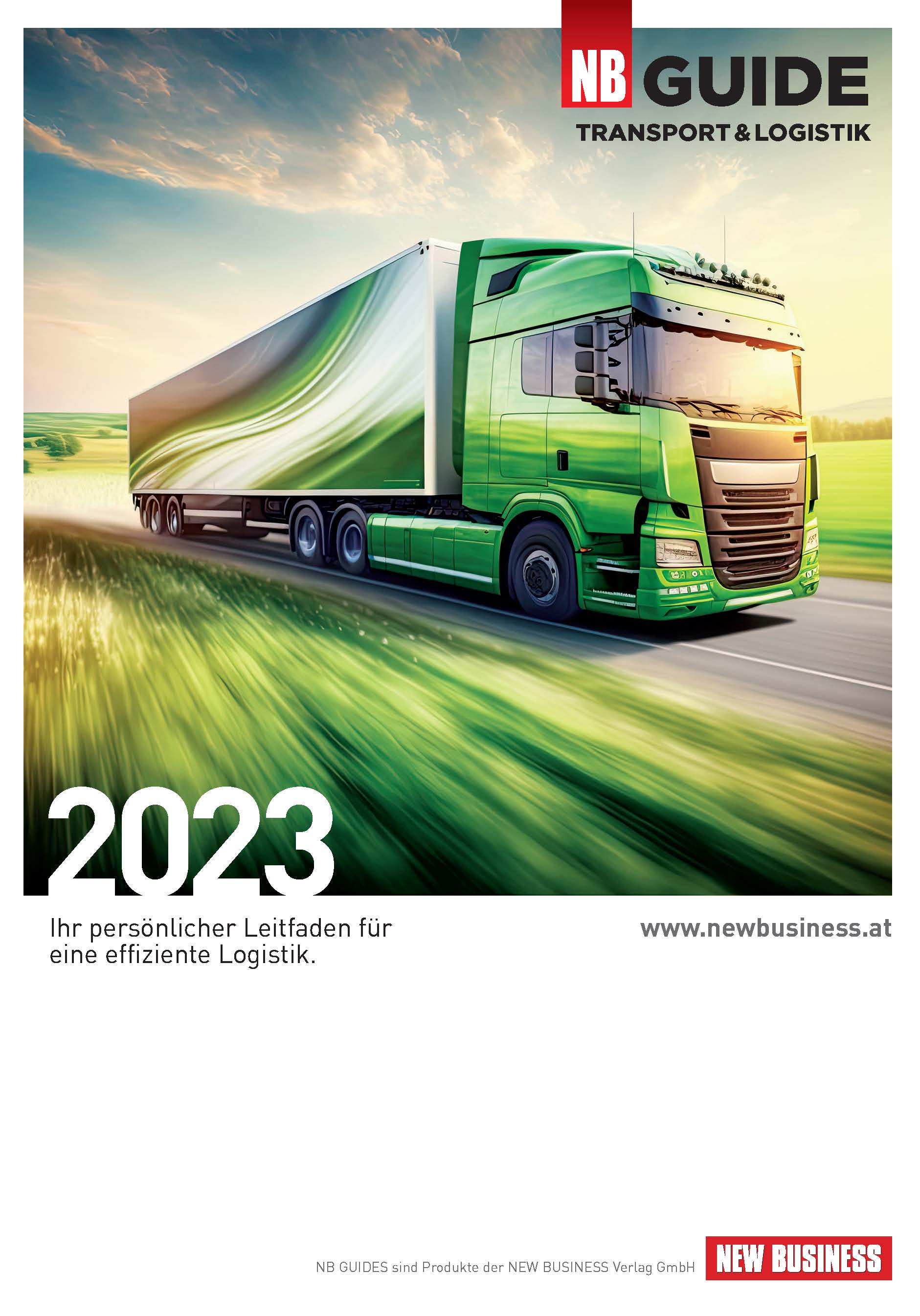 Cover: NEW BUSINESS Guides - TRANSPORT- & LOGISTIK GUIDE 2023