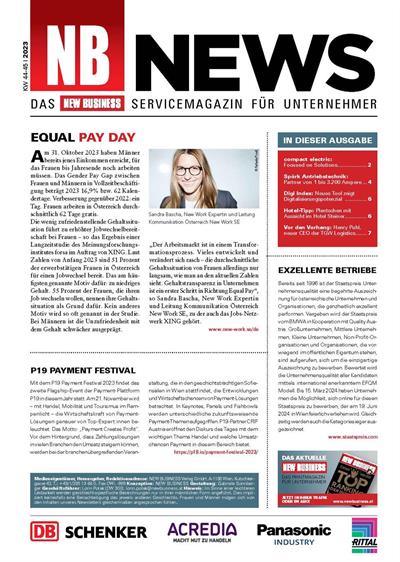 Cover: NEW BUSINESS News - 44-45/2023