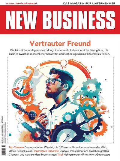 Cover: NEW BUSINESS - NR. 7/8, JULI/AUGUST 2024