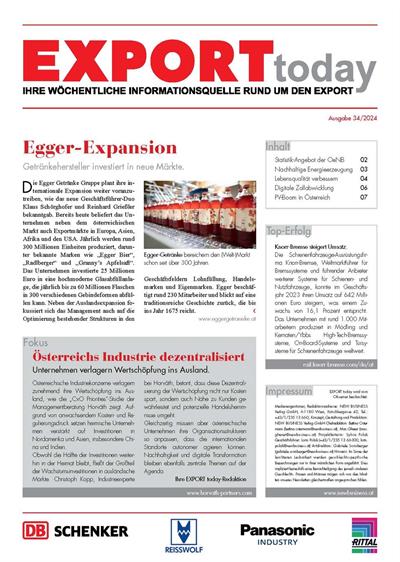 Cover: EXPORT today online - 34/2024