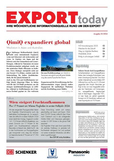 Cover: EXPORT today online - 35/2024