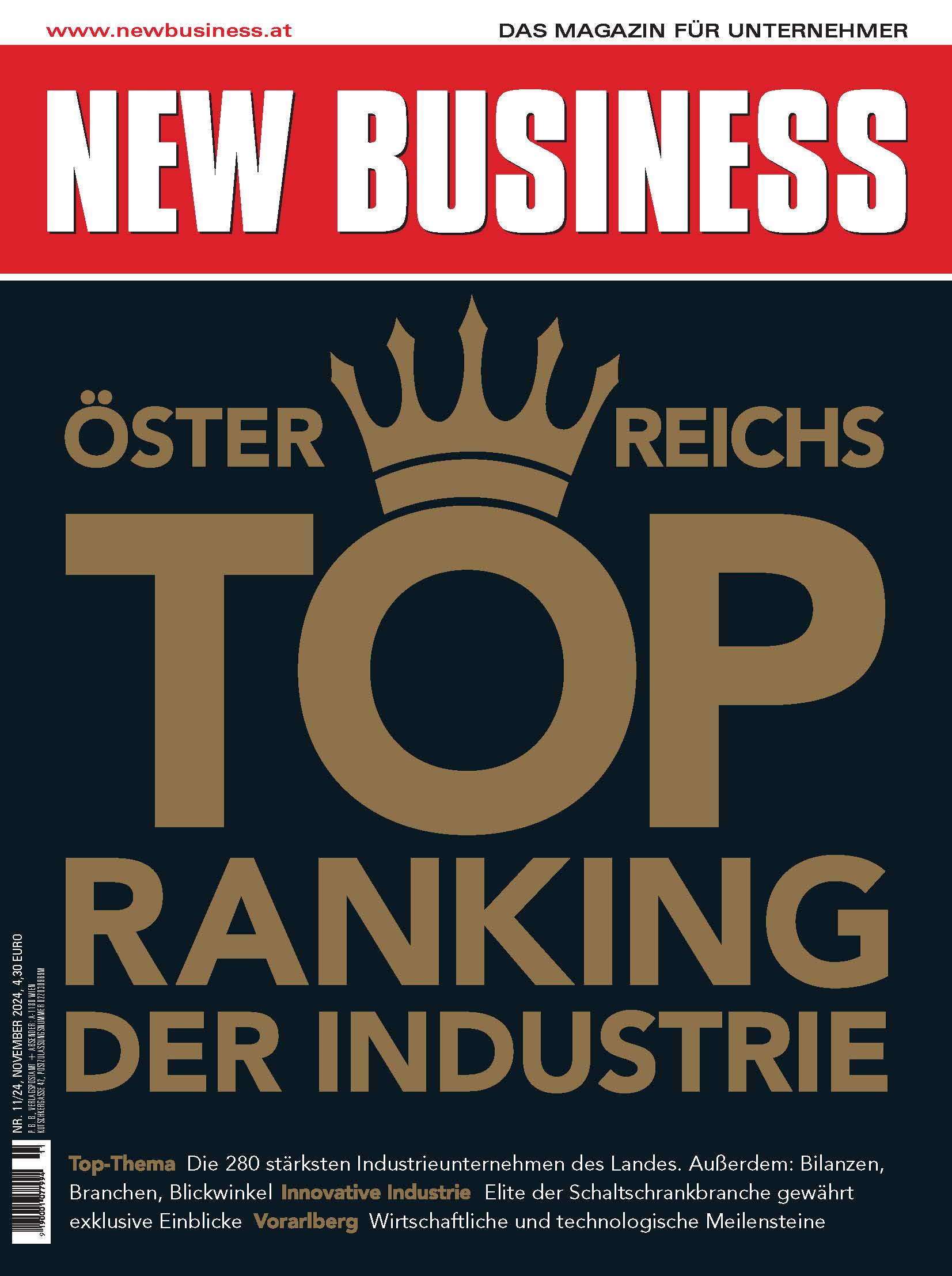 Cover: NEW BUSINESS - NR. 11, NOVEMBER 2024