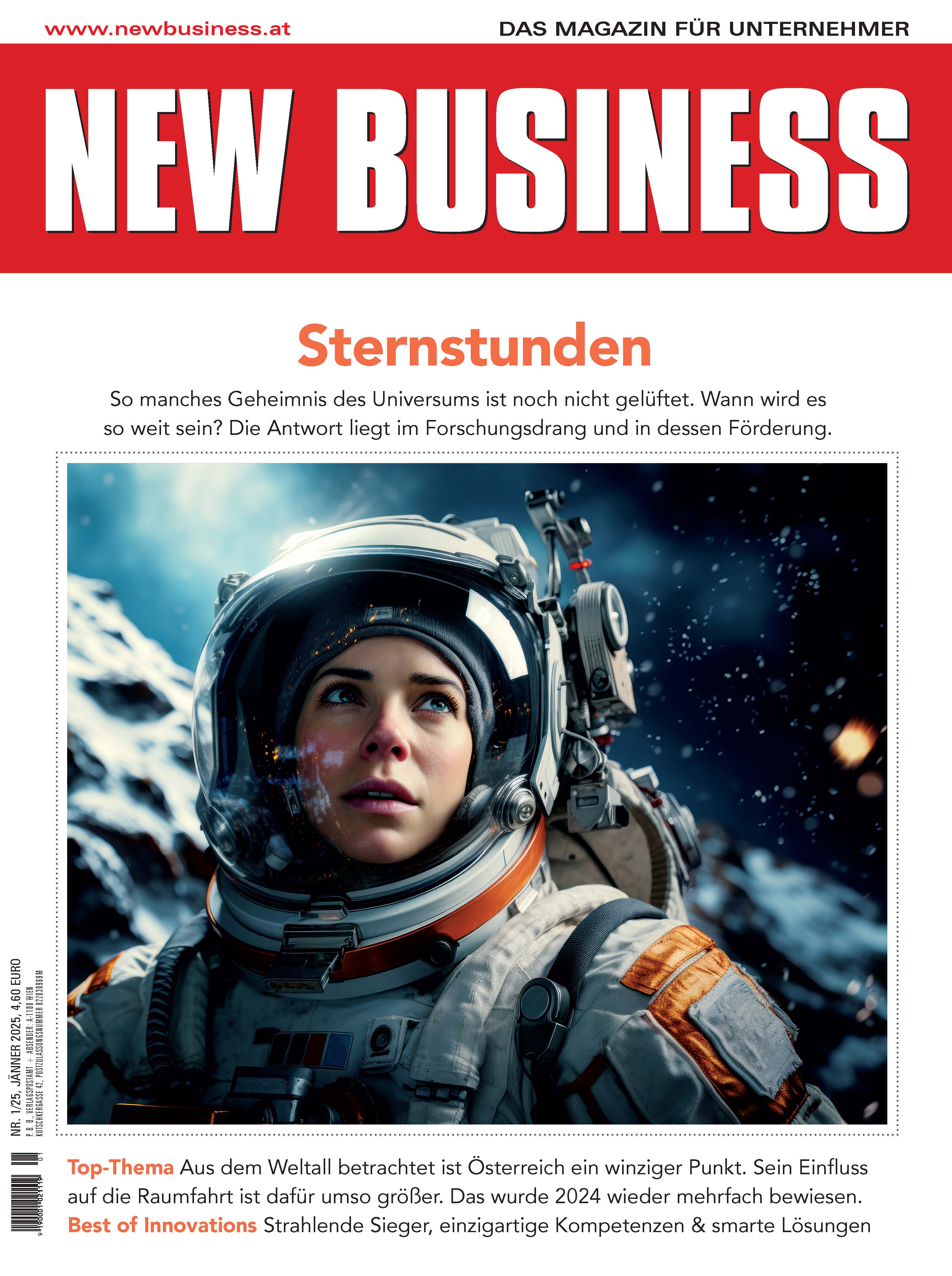 Cover: NEW BUSINESS - NR. 1, JÄNNER 2025