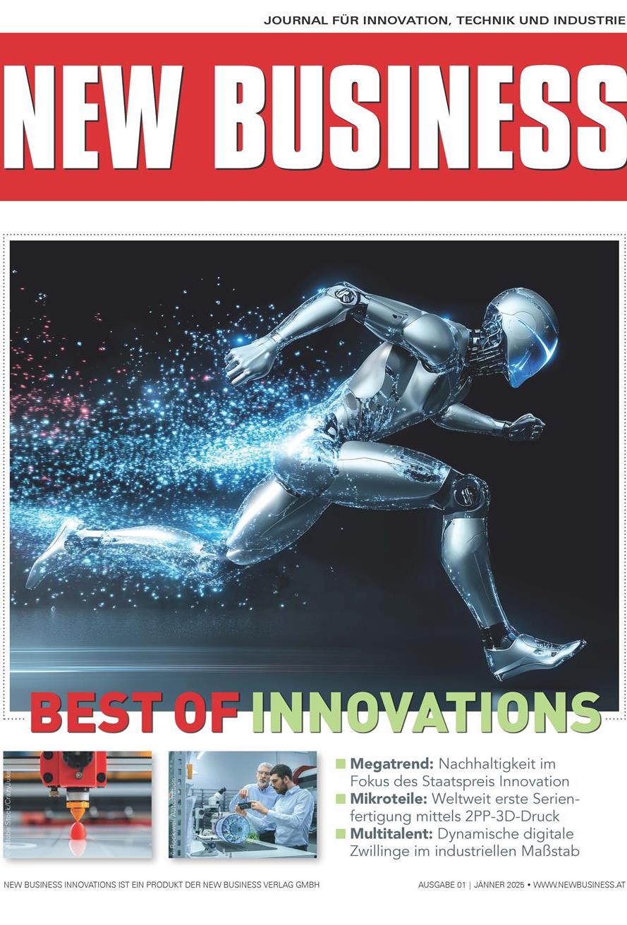 Cover: NEW BUSINESS Innovations - NR. 01, JÄNNER 2025