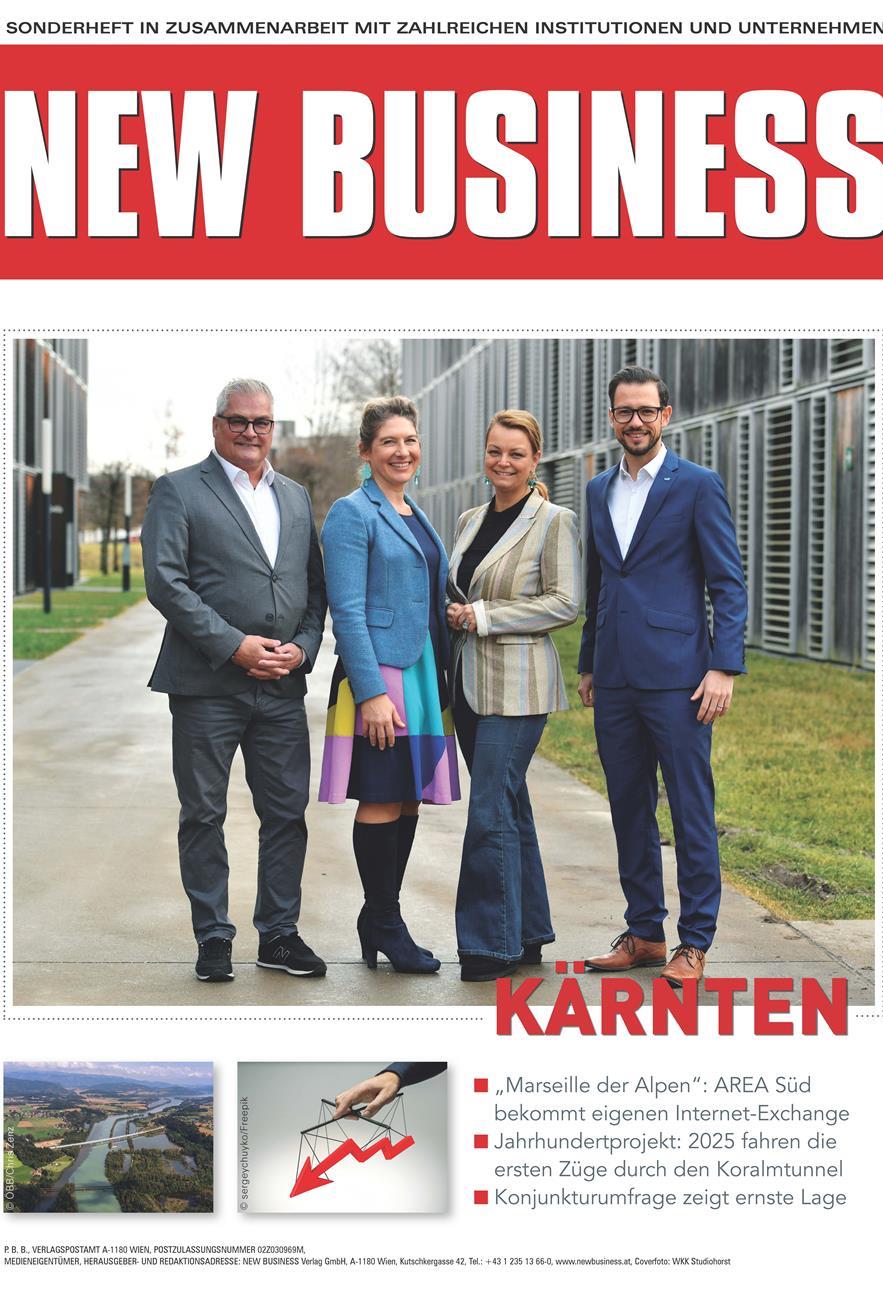 Cover: NEW BUSINESS Bundeslandspecial - KÄRNTEN 2025