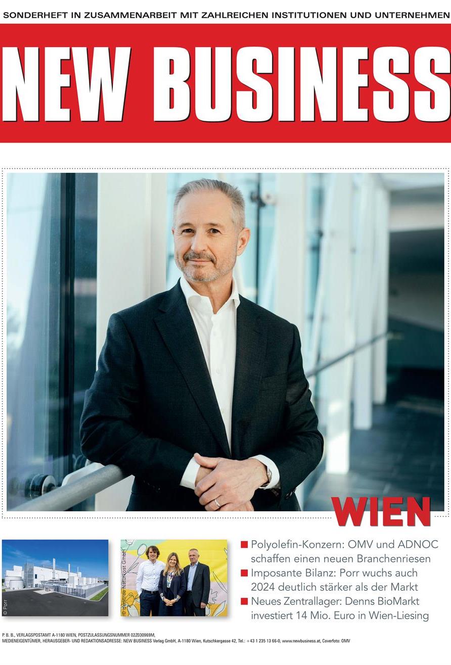 Cover: NEW BUSINESS Bundeslandspecial - WIEN 2025