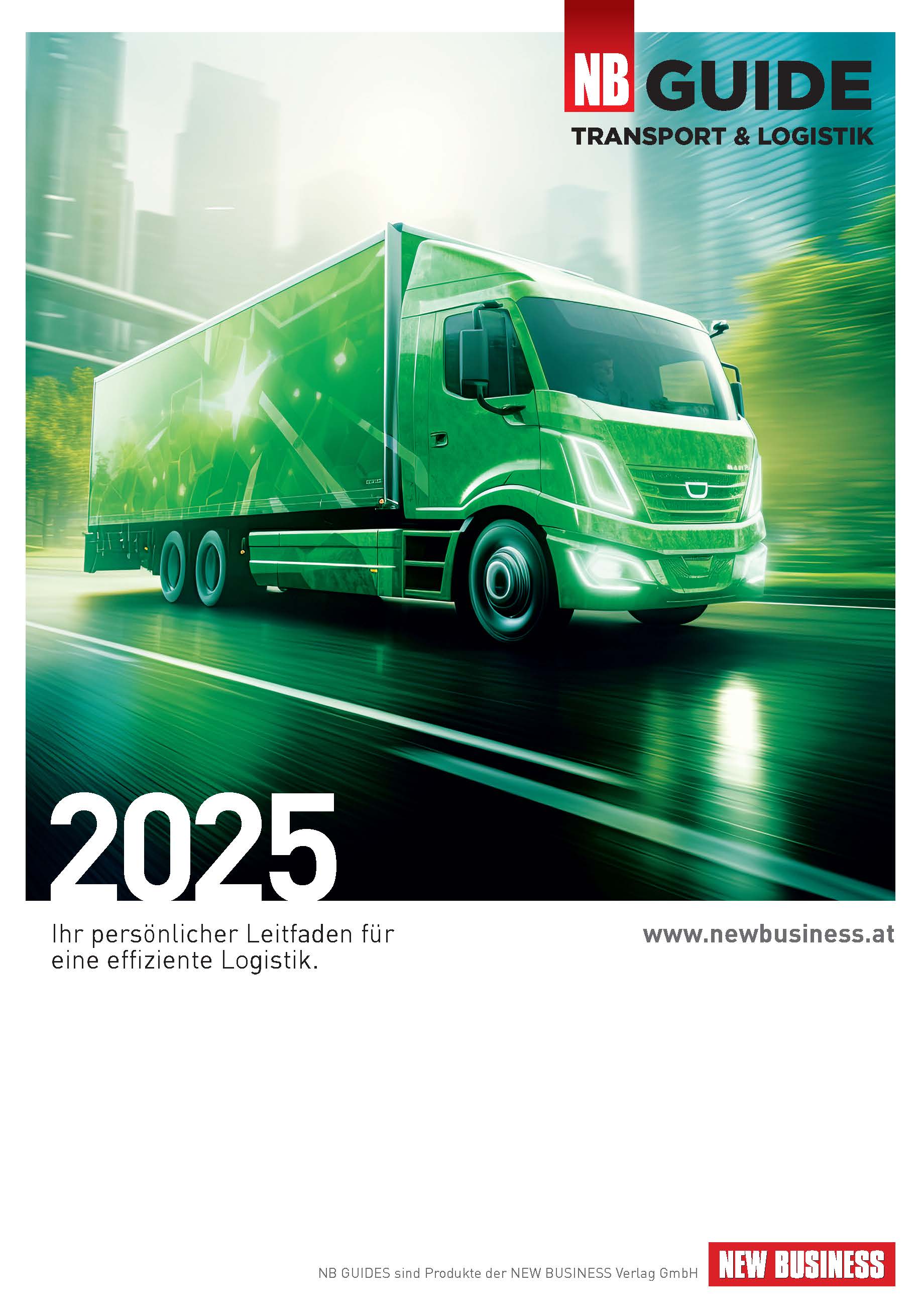 Cover: NEW BUSINESS Guides - TRANSPORT- & LOGISTIK GUIDE 2025