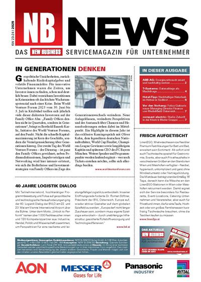 Cover: NEW BUSINESS News - 25-26/2025