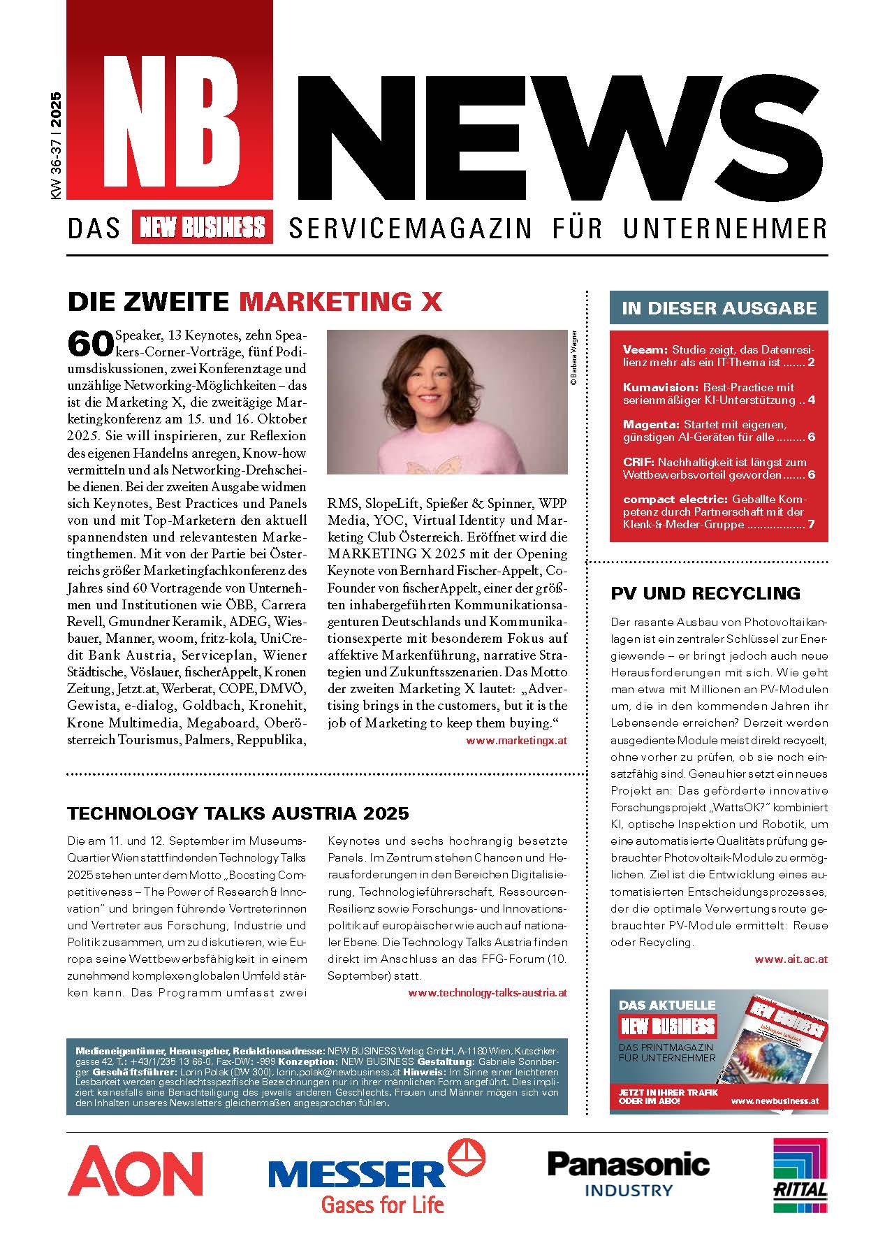 Cover: NEW BUSINESS News - 36-37/2025