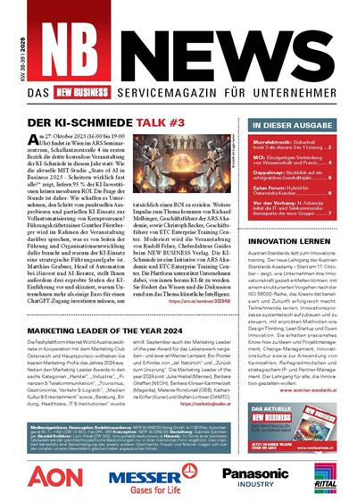 Cover: NEW BUSINESS News - 38-39/2025
