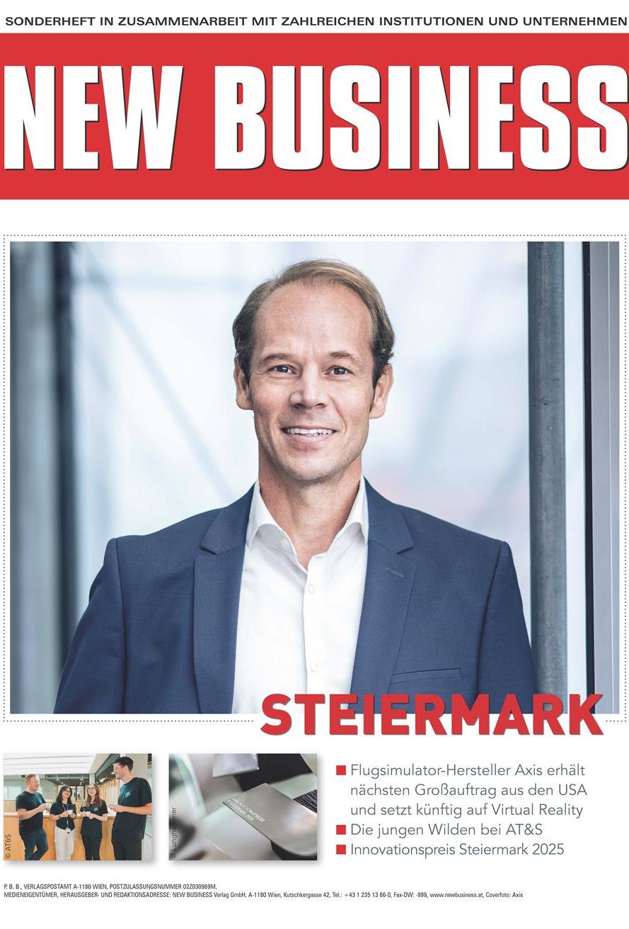 Cover: NEW BUSINESS Bundeslandspecial - STEIERMARK 2025
