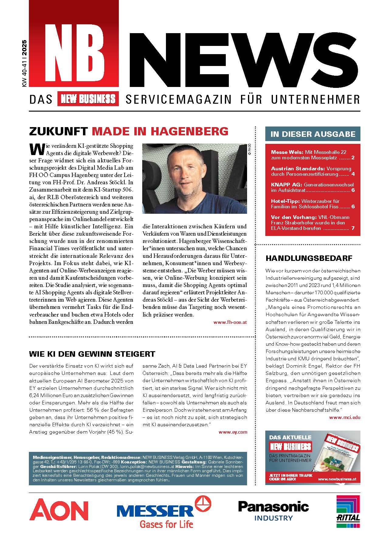 Cover: NEW BUSINESS News - 40-41/2025