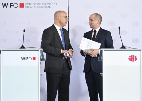Bild: Wifo/IHS legen neue Konjunkturprognose vor