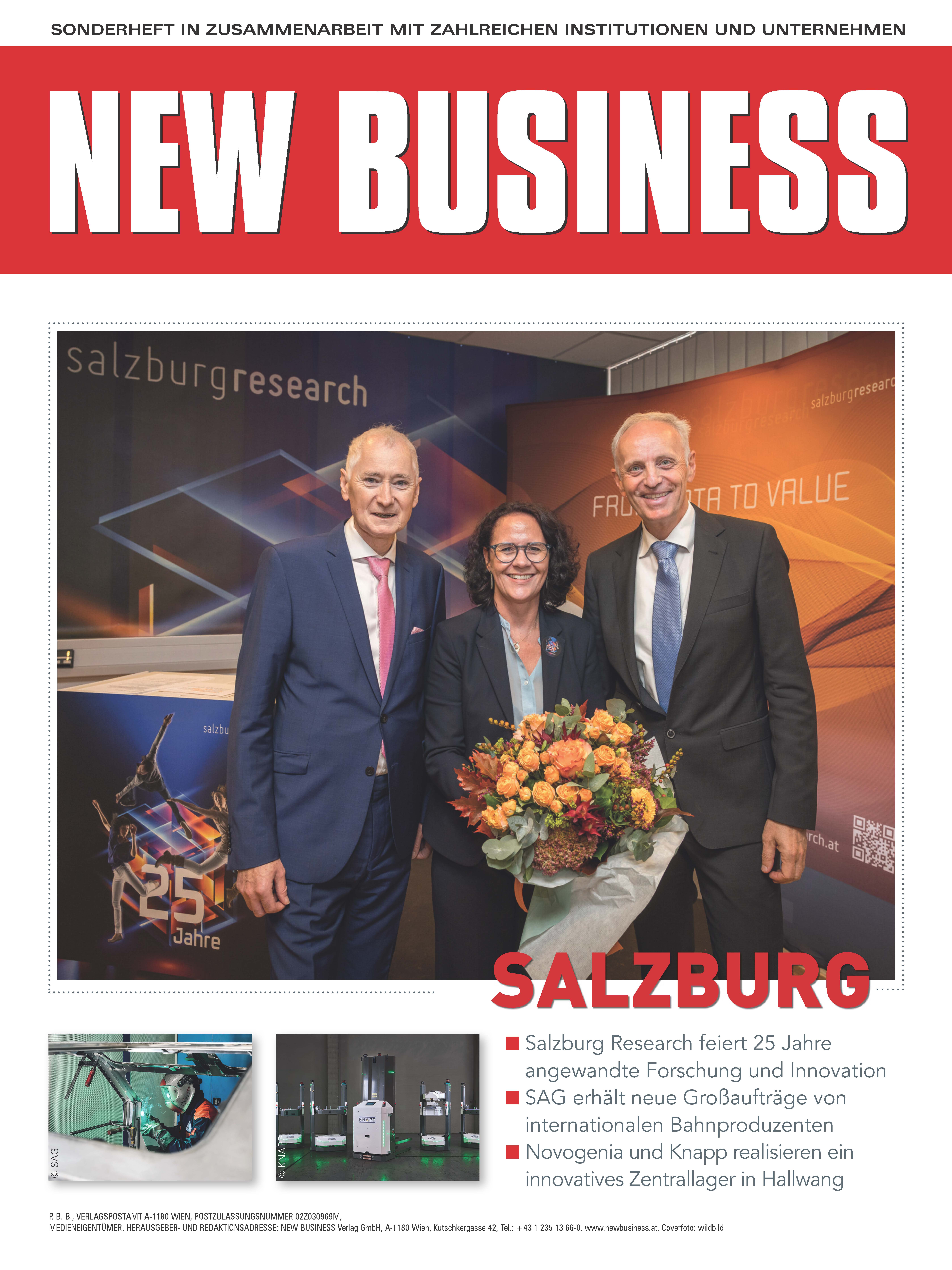 Cover: NEW BUSINESS Bundeslandspecial - SALZBURG 2025