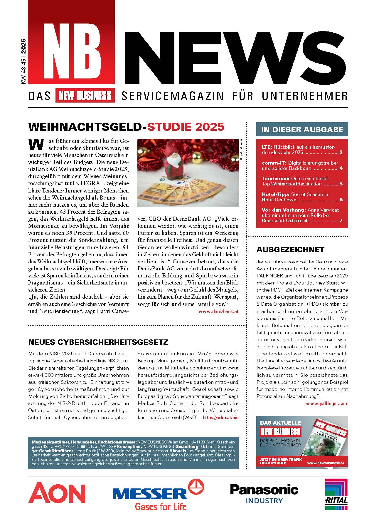 Cover: NEW BUSINESS News - 48-49/2025