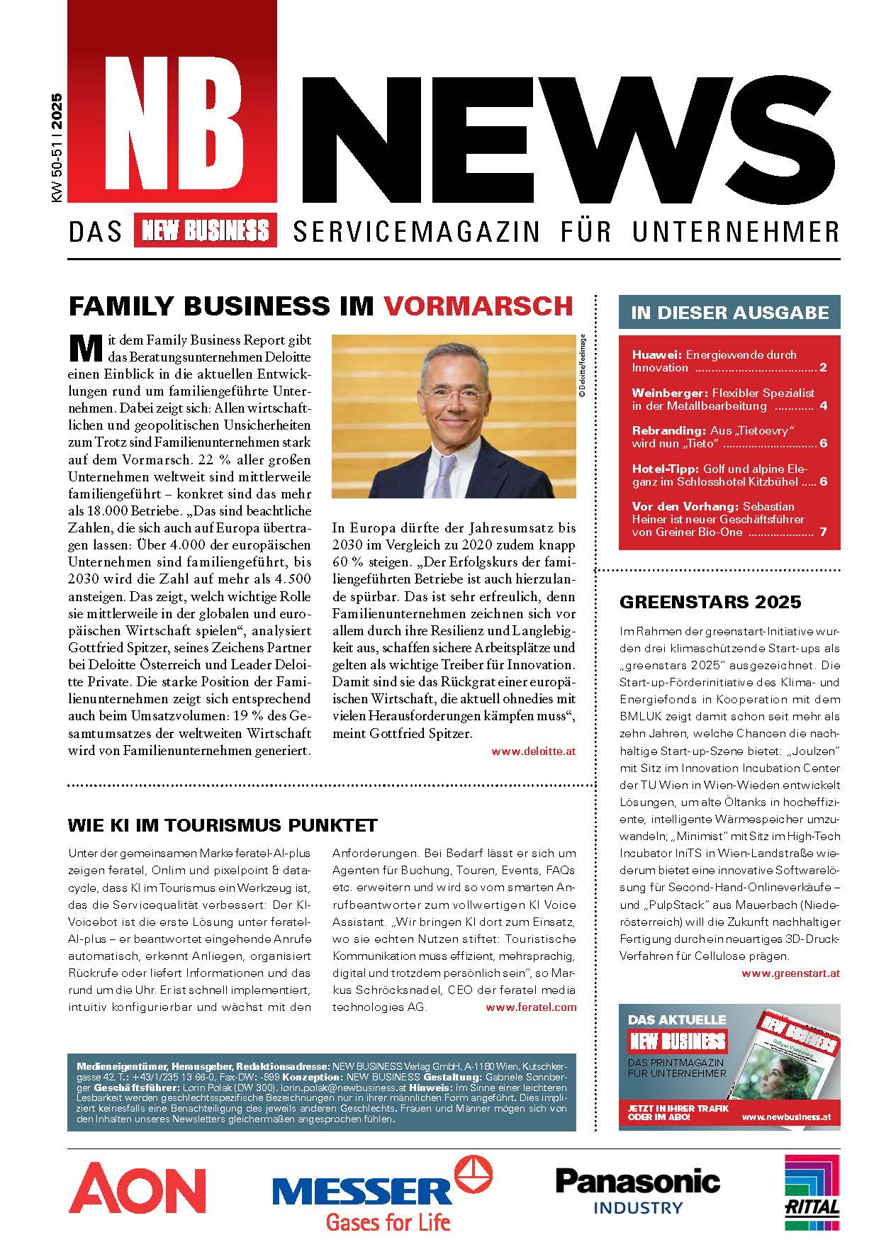 Cover: NEW BUSINESS News - 50-51/2025