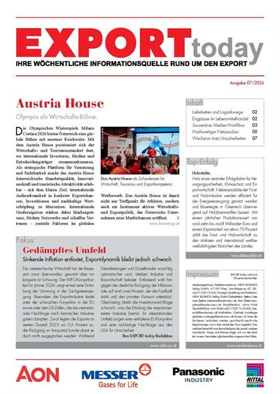 Cover: EXPORT today online - 07/2026
