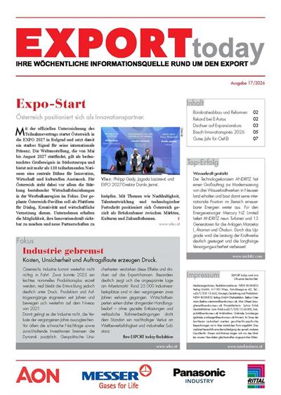 Cover: EXPORT today online - 17/2026