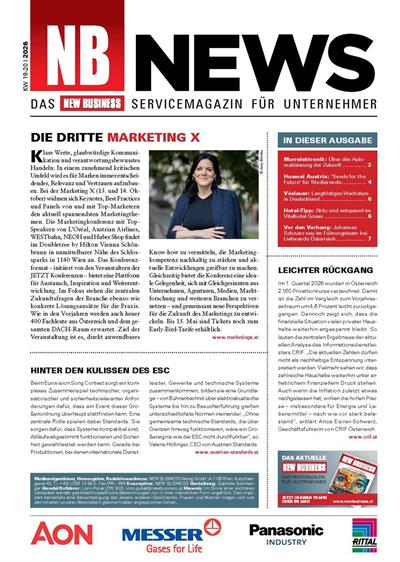 Cover: NEW BUSINESS News - 19-20/2026